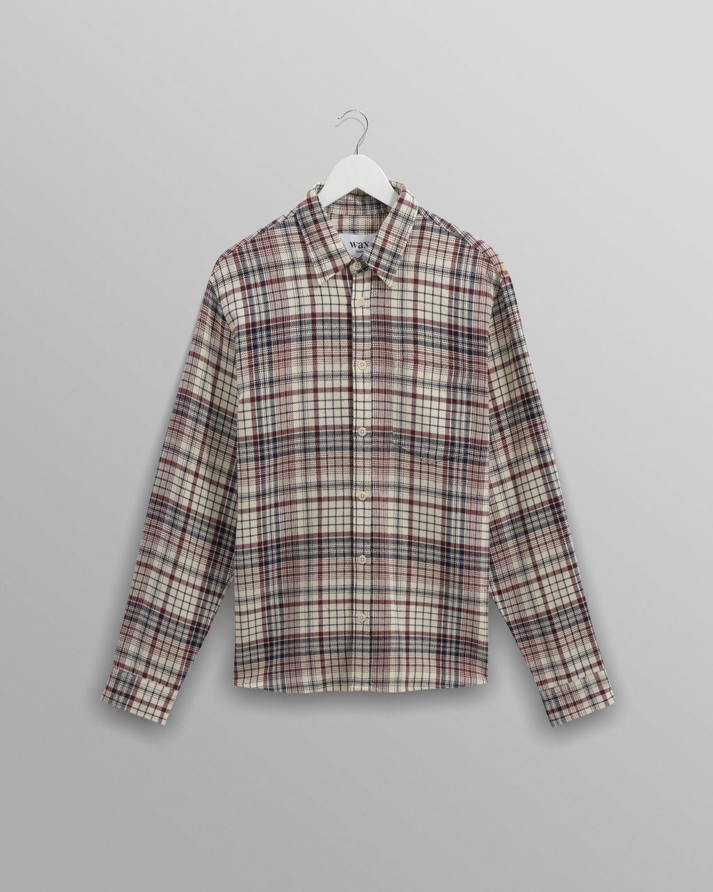 Shelly - Navy And Red Check Flannel Shirt