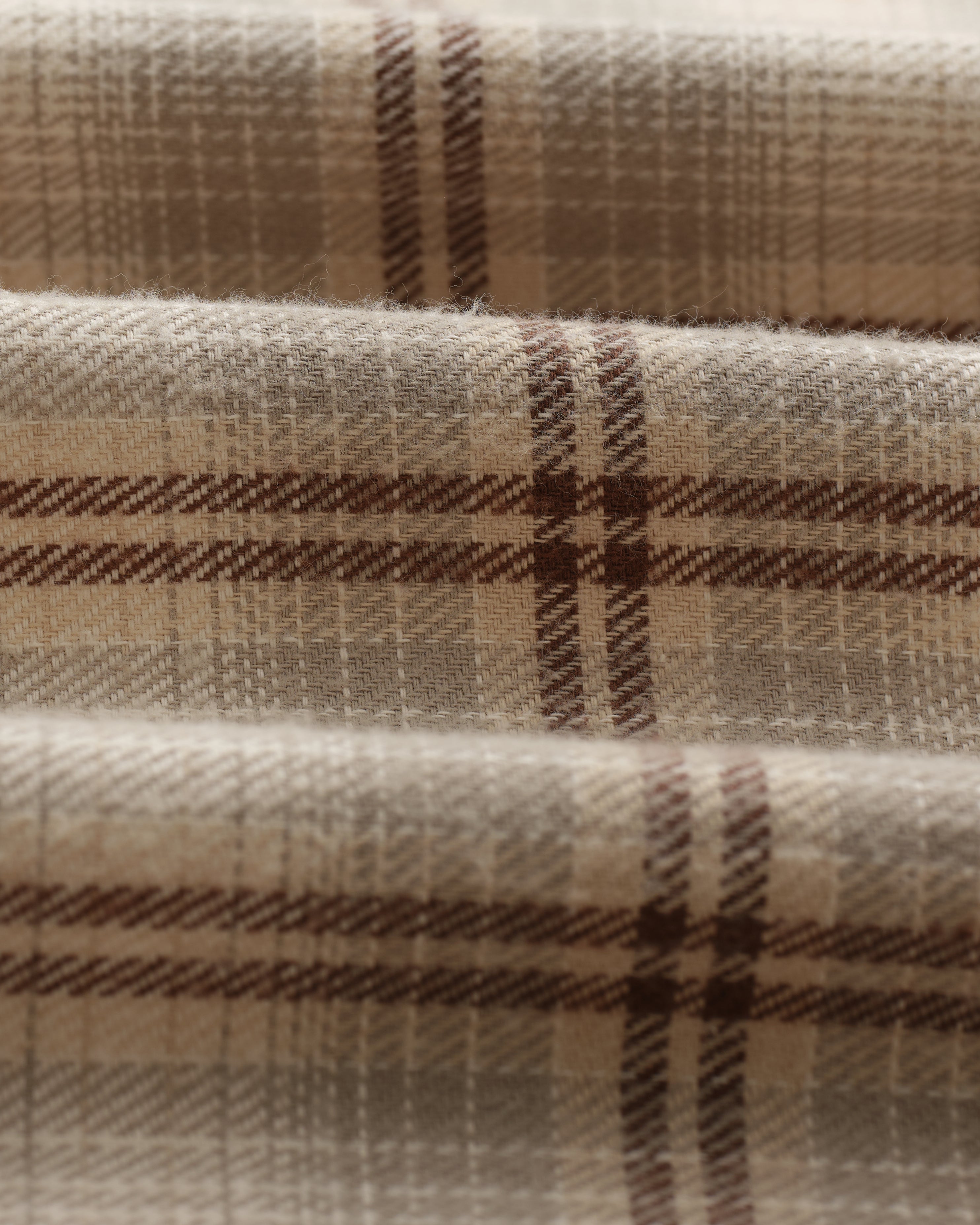 Shelly - Sage And Ecru Ombre Flannel Shirt