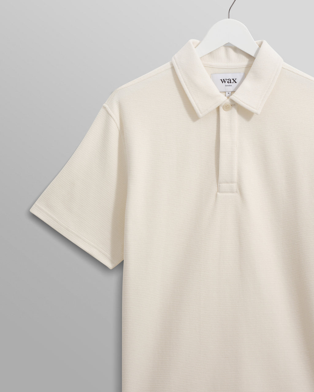 Shore - Ecru Textured Organic Cotton Polo Shirt