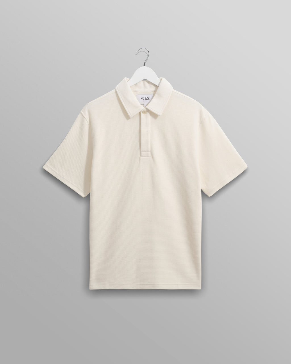 Shore - Ecru Textured Organic Cotton Polo Shirt