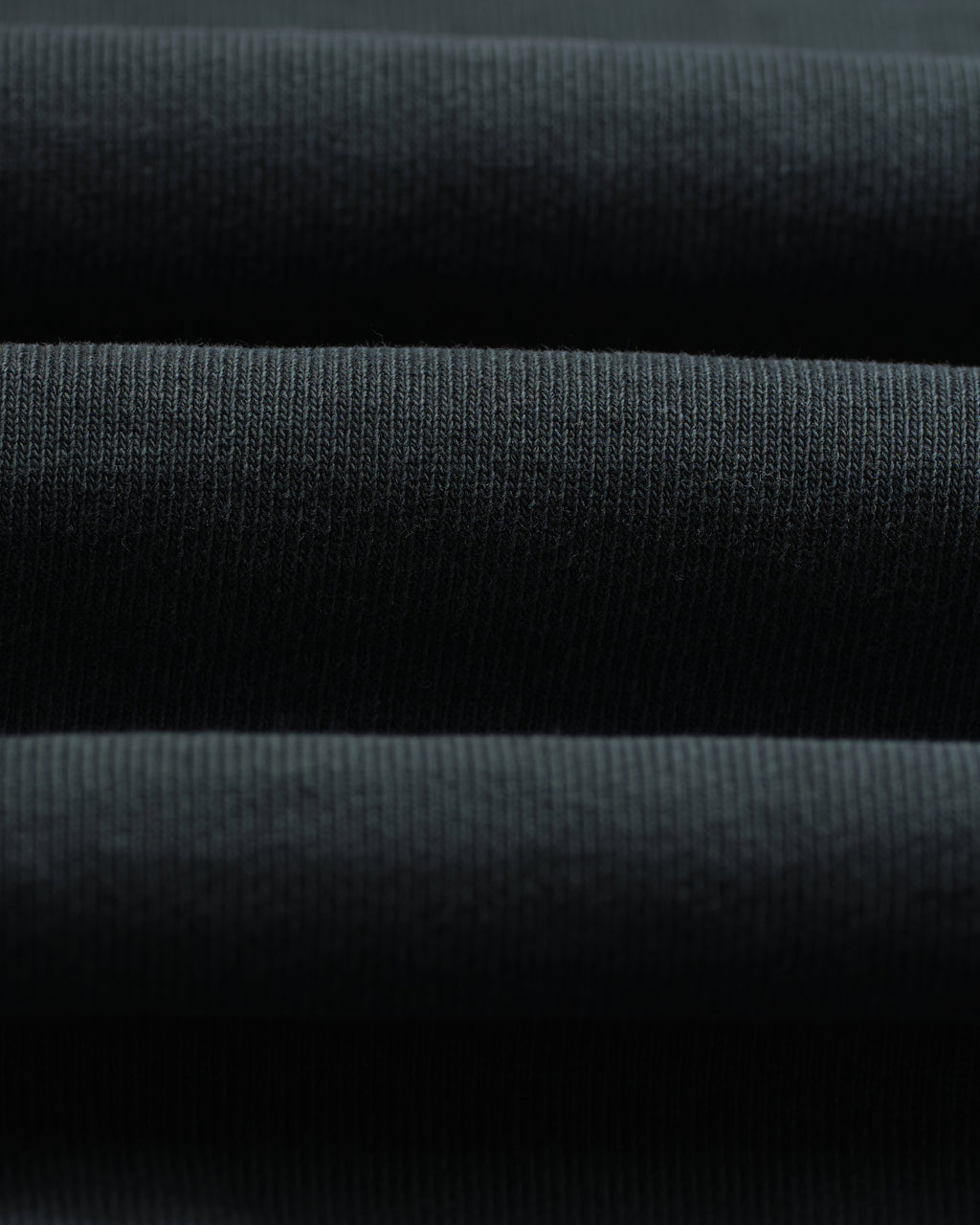 Sidney - Washed Black Brushed Organic Cotton Sweatshirt