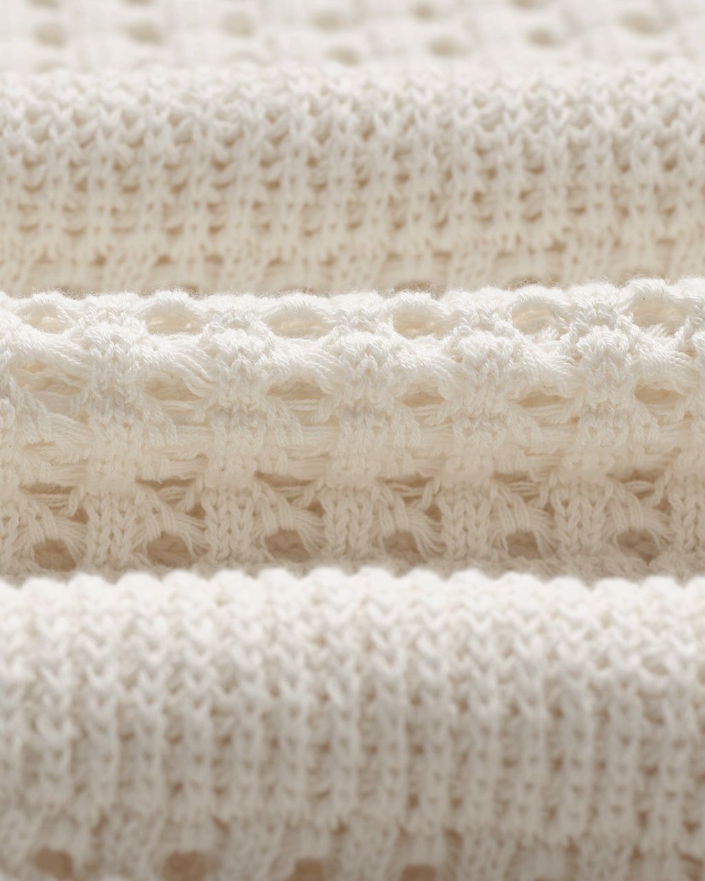 Siena - Ecru Pointelle Knitted Polo