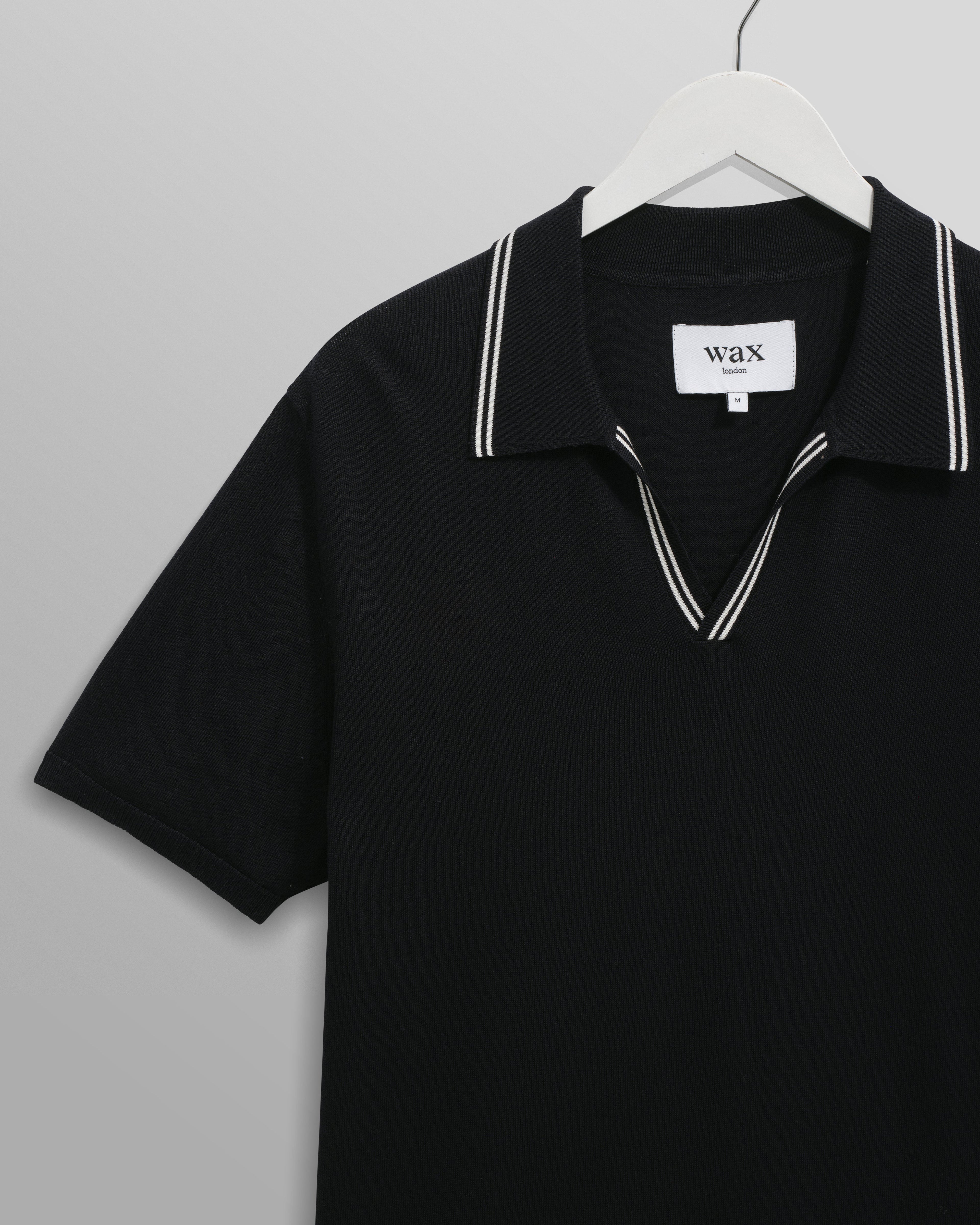 Siena - Navy Fine Gauge Cotton Polo