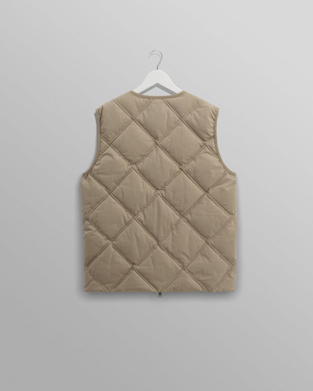 Skye - Khaki Quilted Nylon Gilet