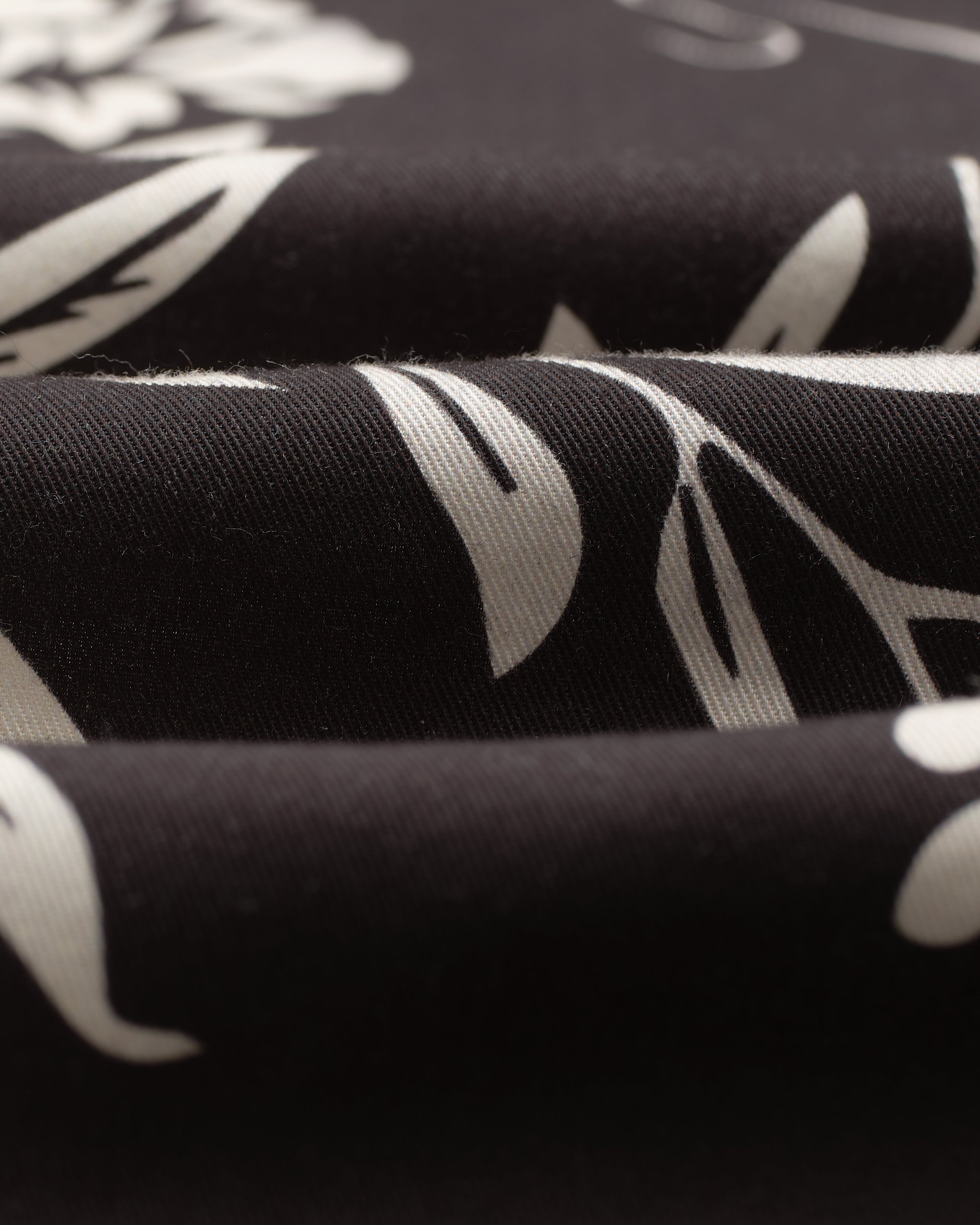 Sloane - Black Floral Neck Scarf