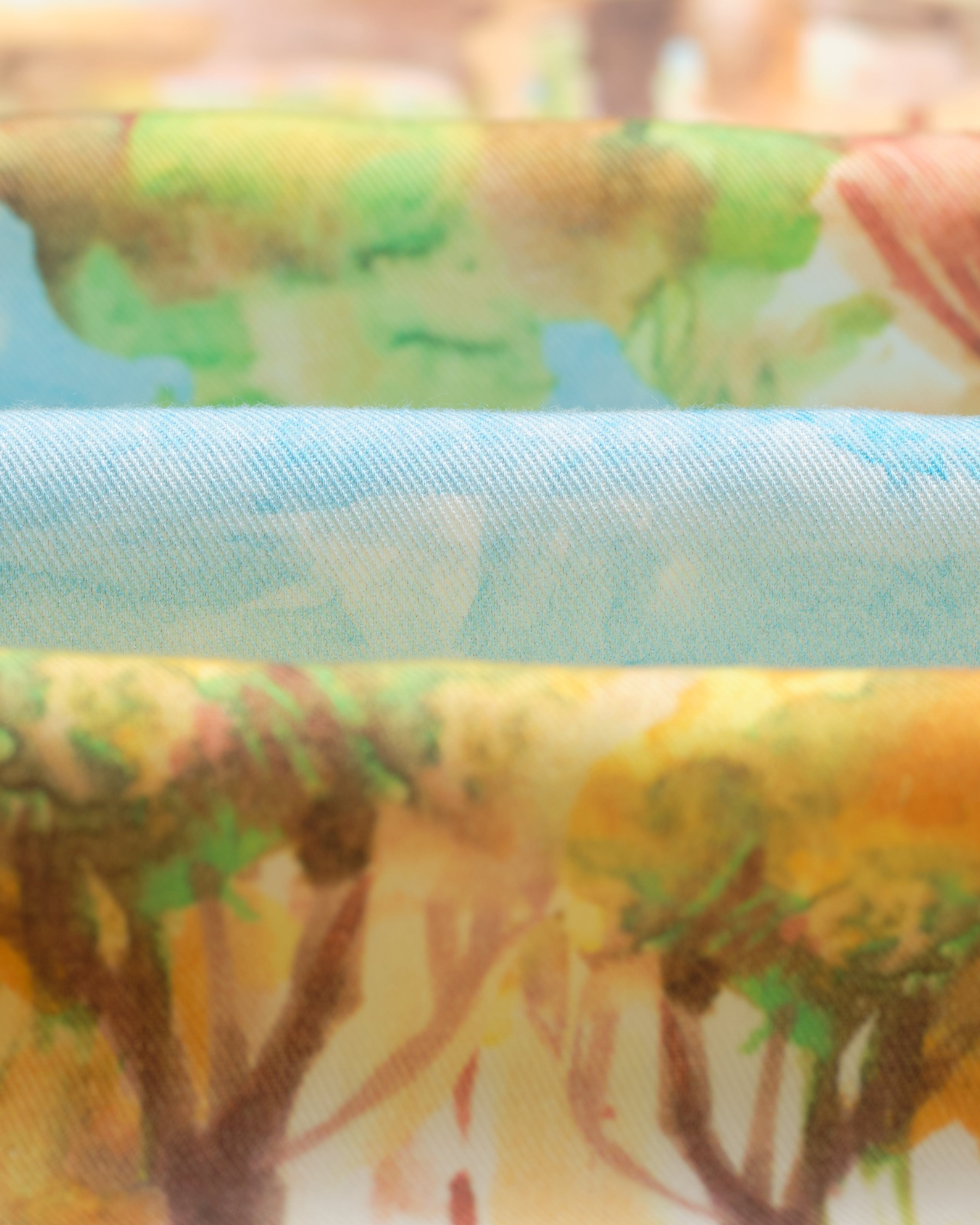 Sloane - Watercolour Abstract Painting Neck Scarf