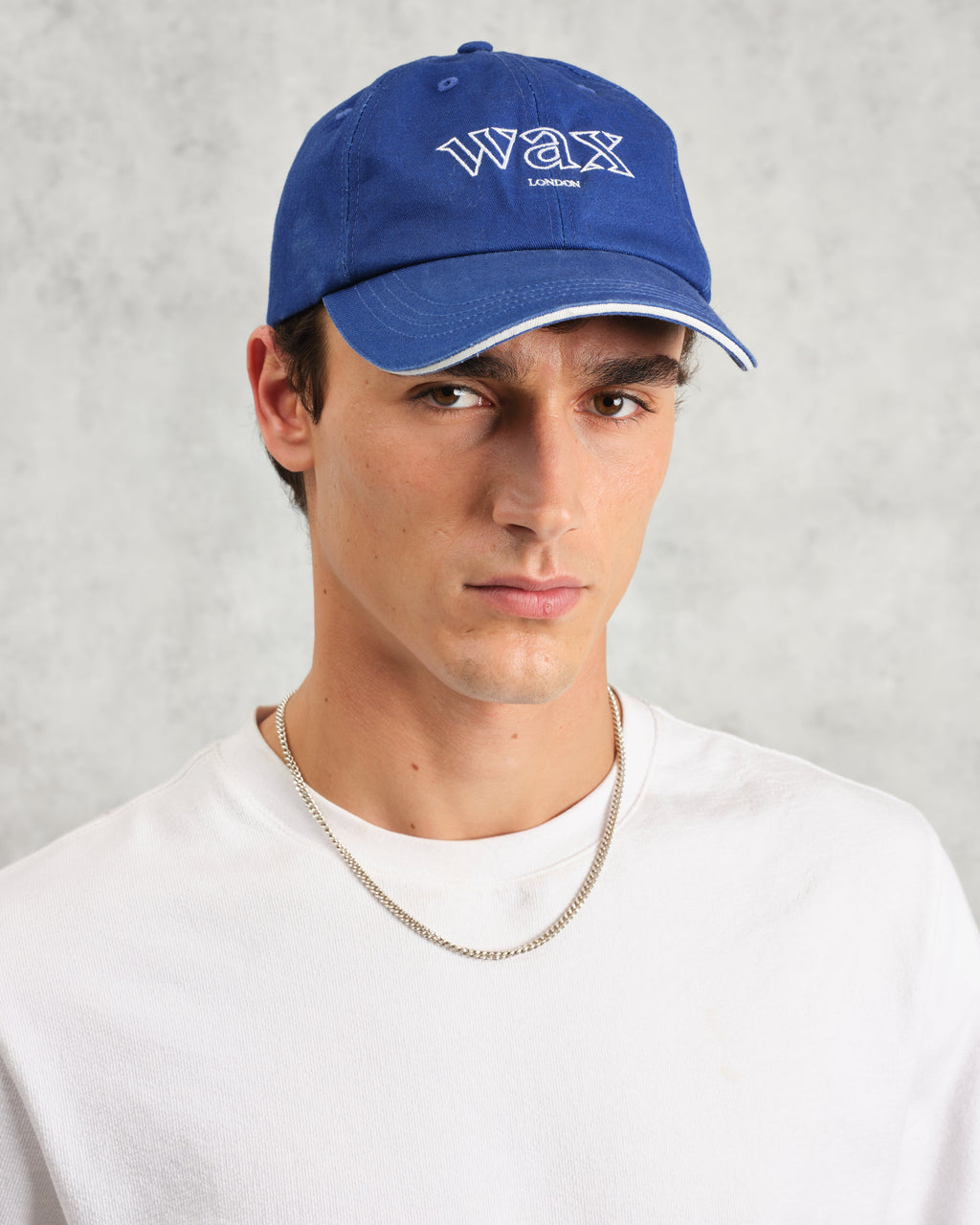 Spencer - Bright Blue Cotton Sports Cap