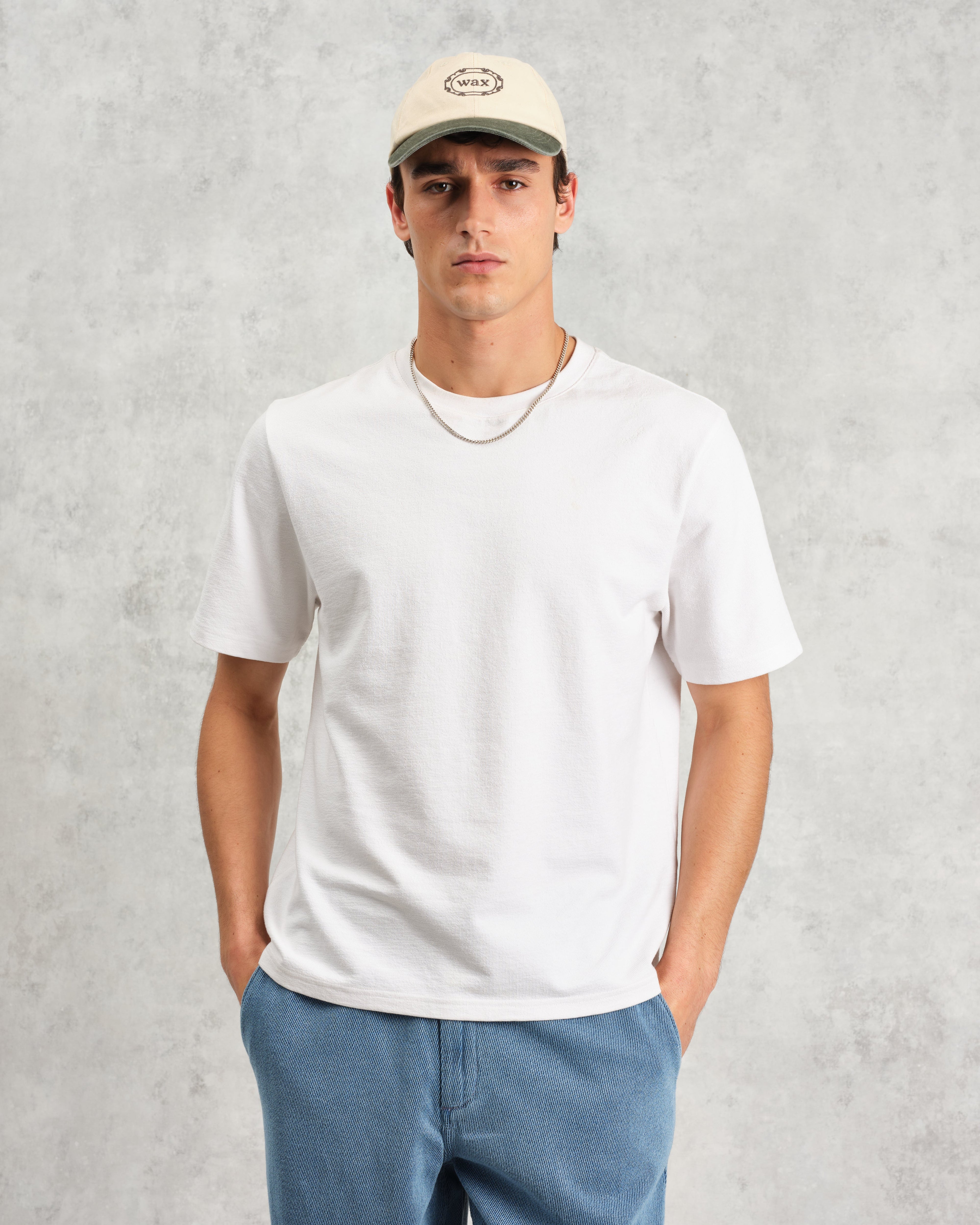 Spencer - Ecru And Khaki Cotton Sports Cap