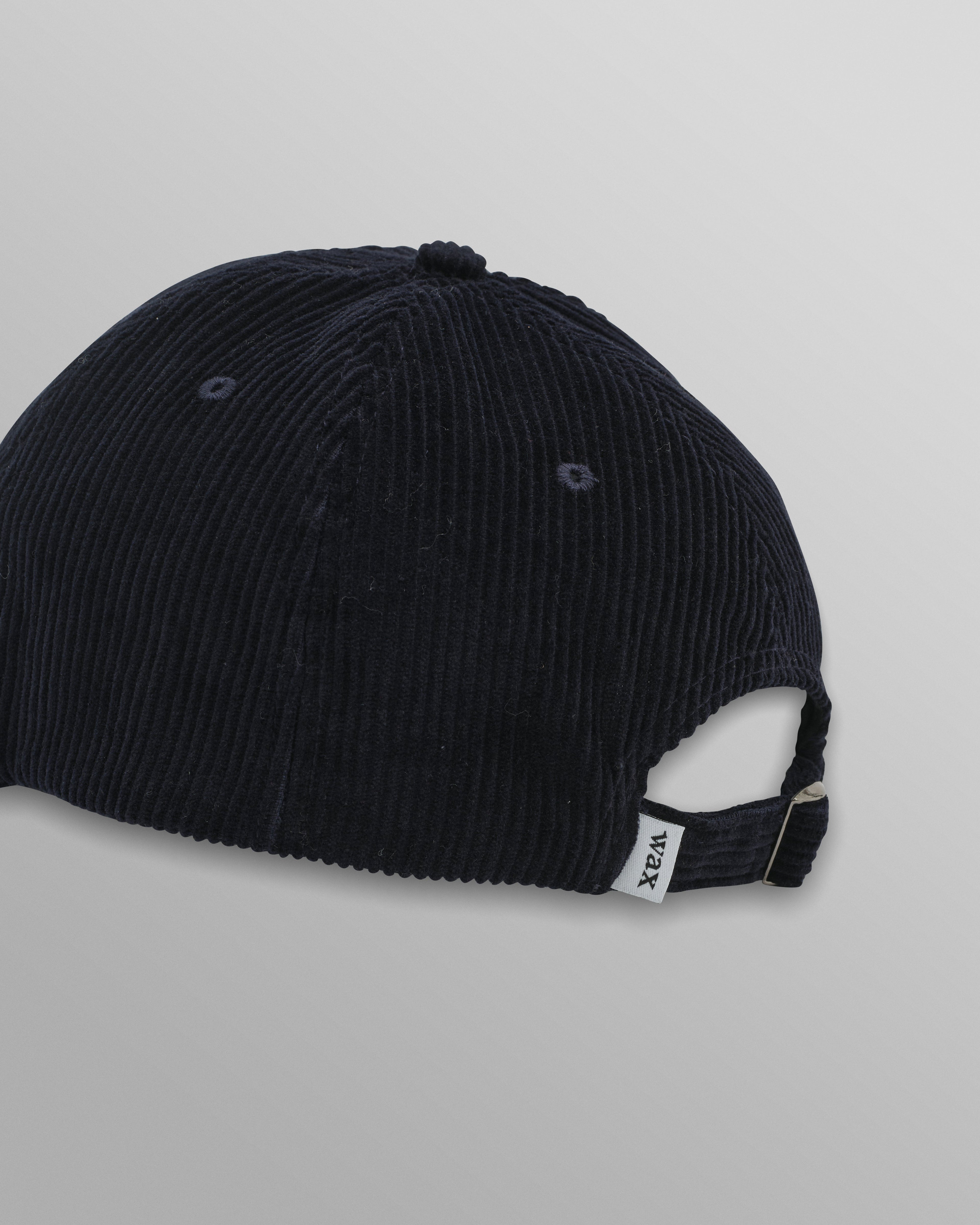 Spencer - Navy Corduroy Sports Cap