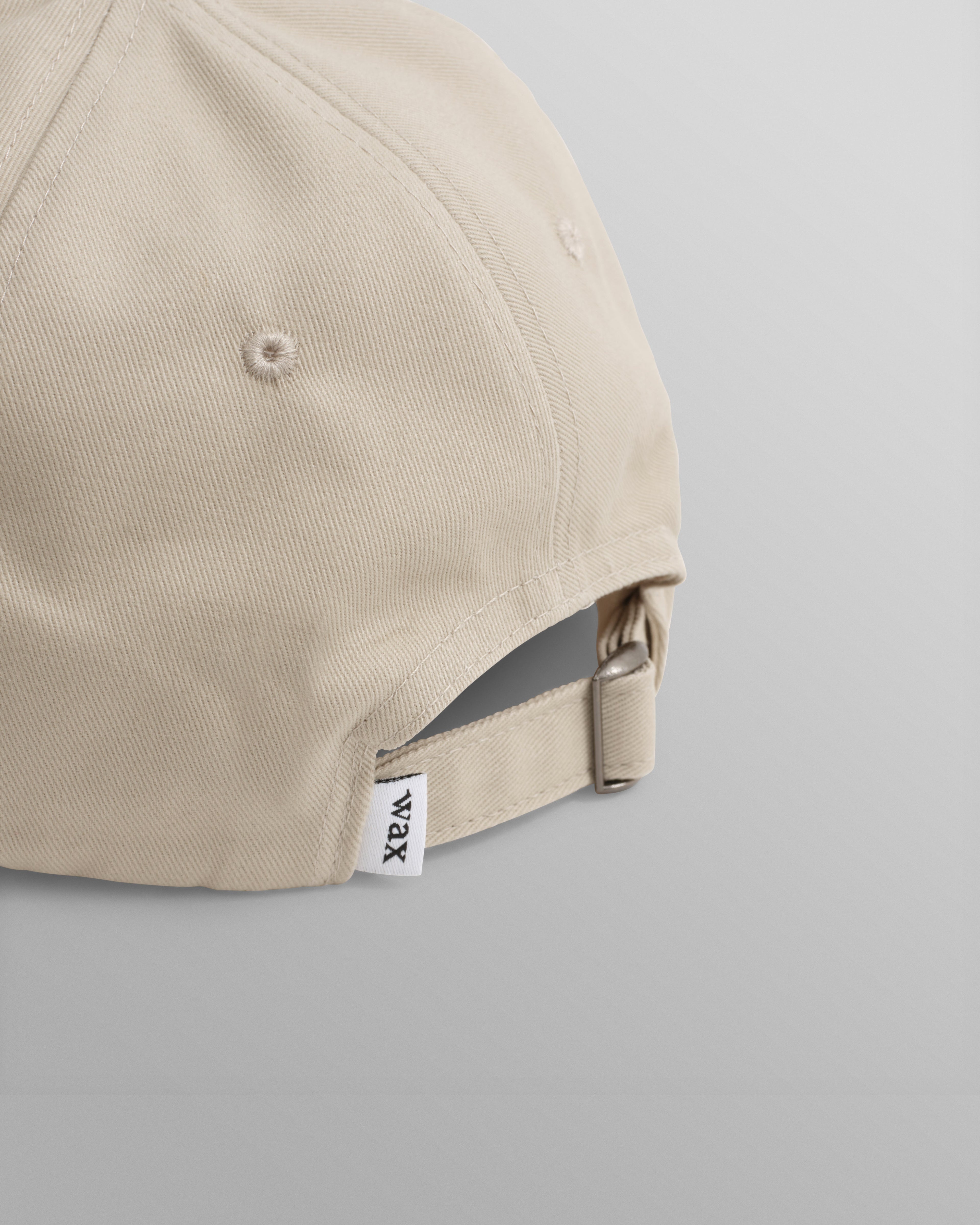 Spencer - Stone/Navy Cotton Sports Cap
