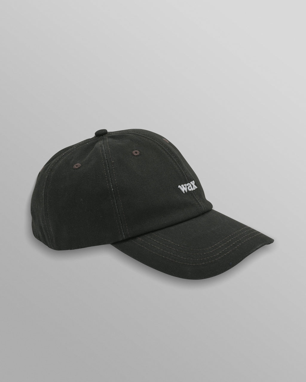Spencer - Washed Black Cotton Sports Cap