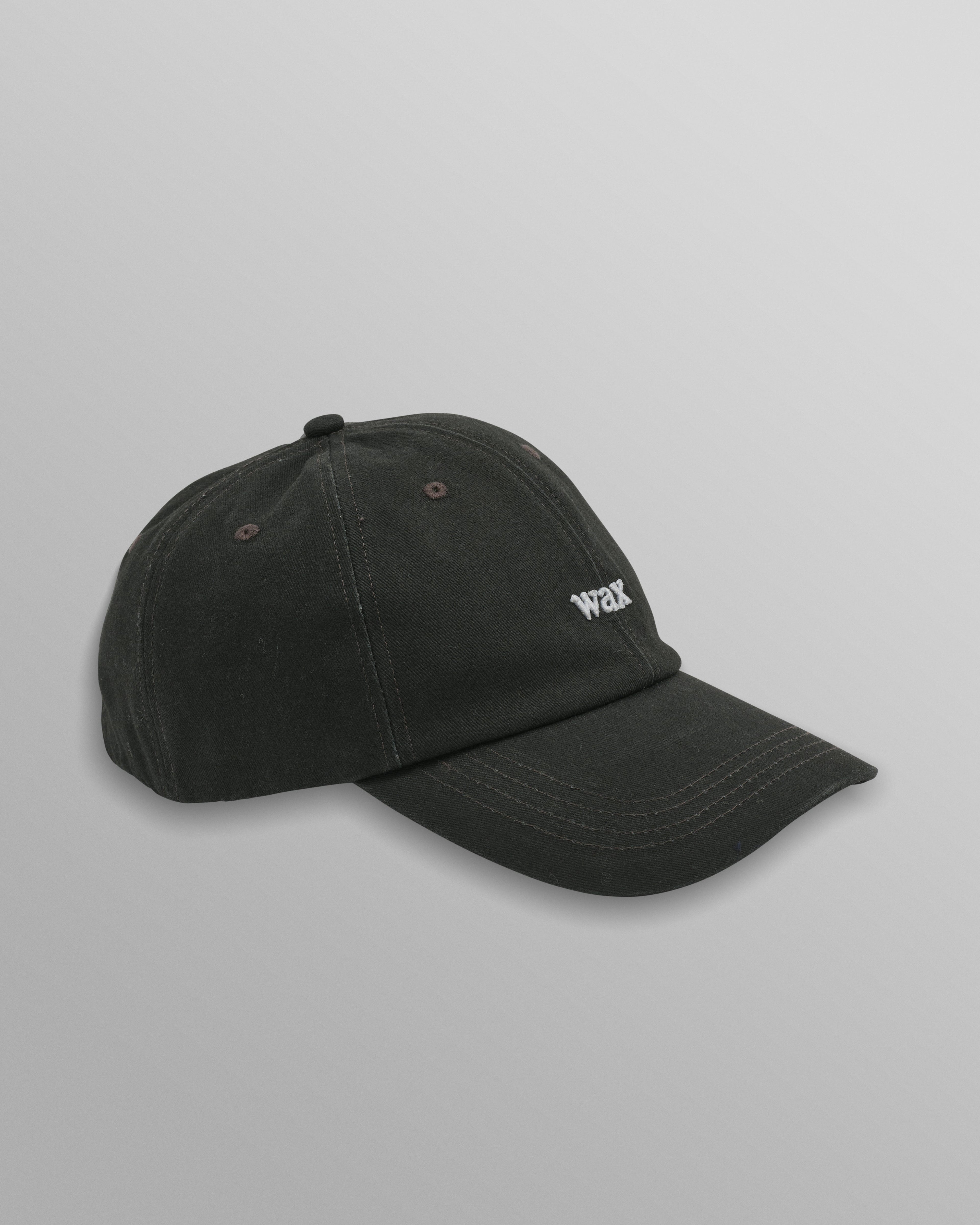 Spencer - Washed Black Cotton Sports Cap