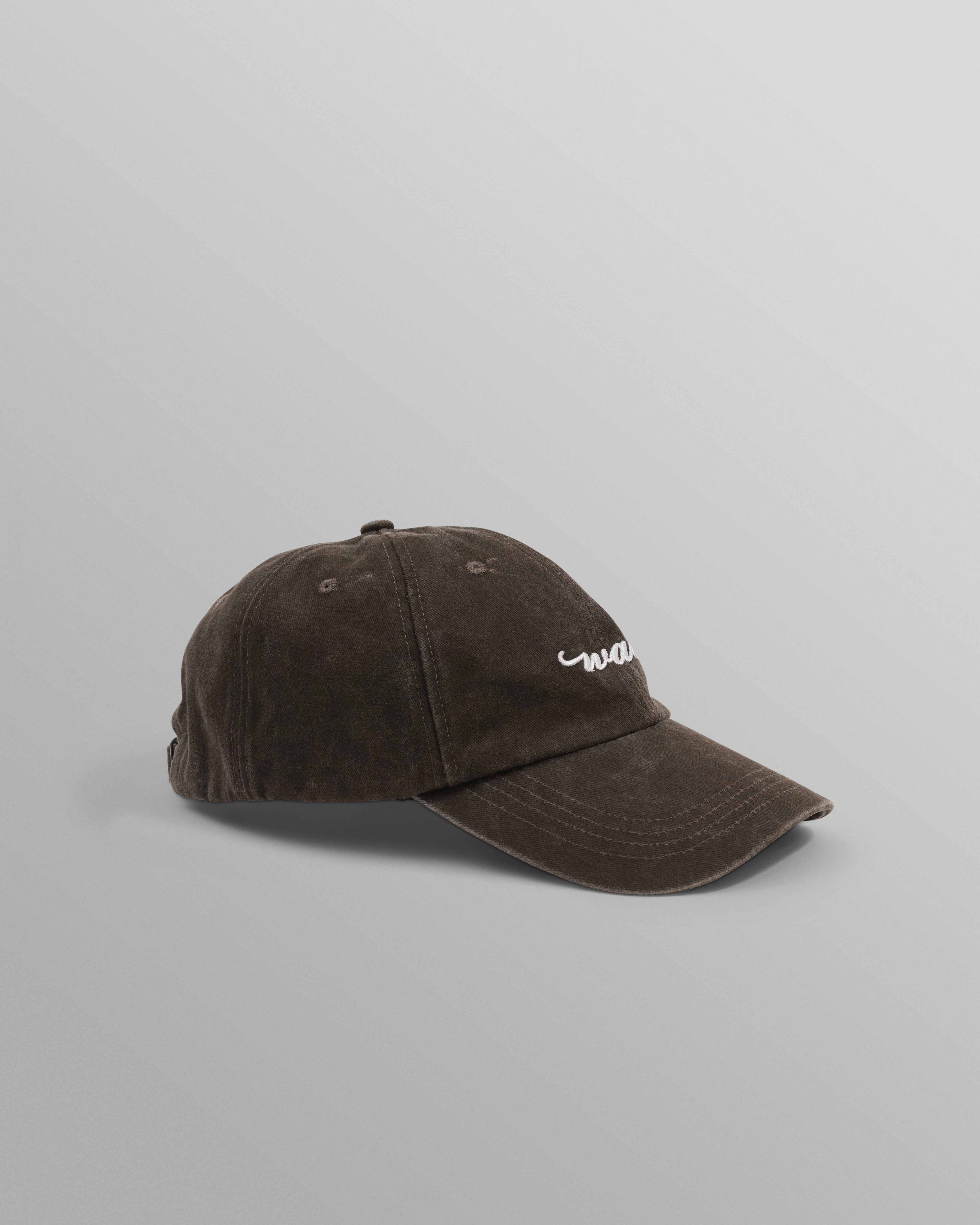 Spencer - Washed Brown Cotton Sports Cap