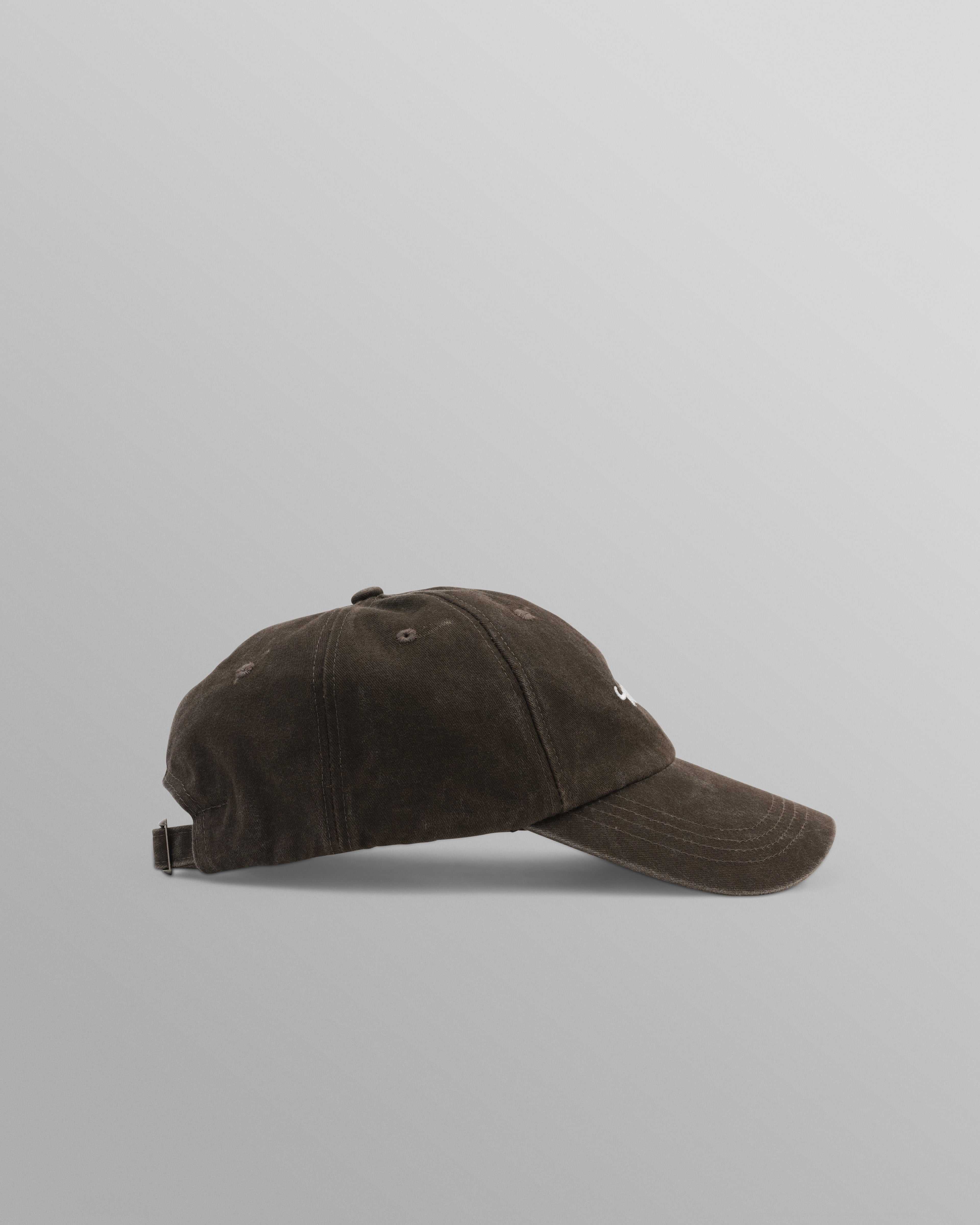 Spencer - Washed Brown Cotton Sports Cap
