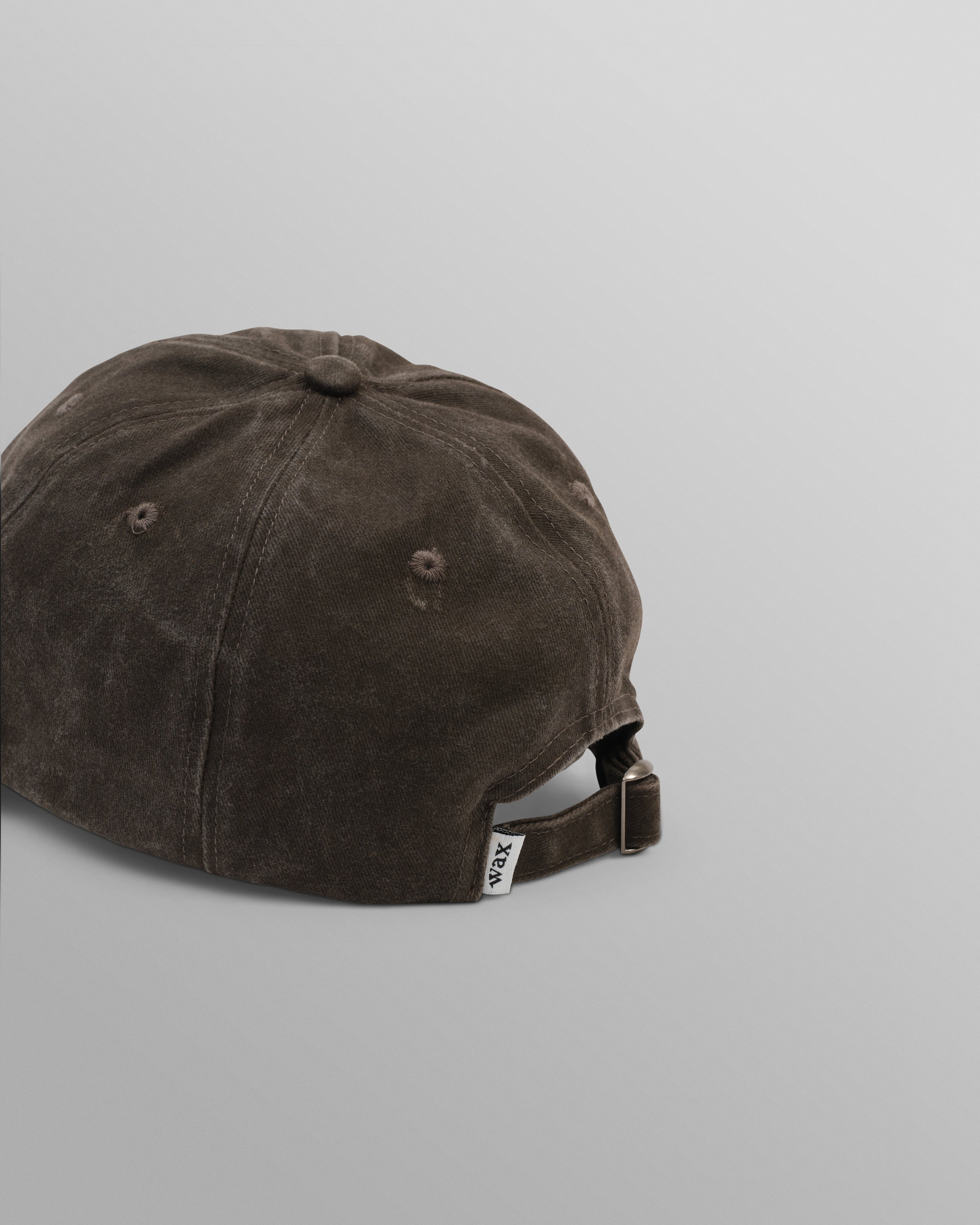 Spencer - Washed Brown Cotton Sports Cap