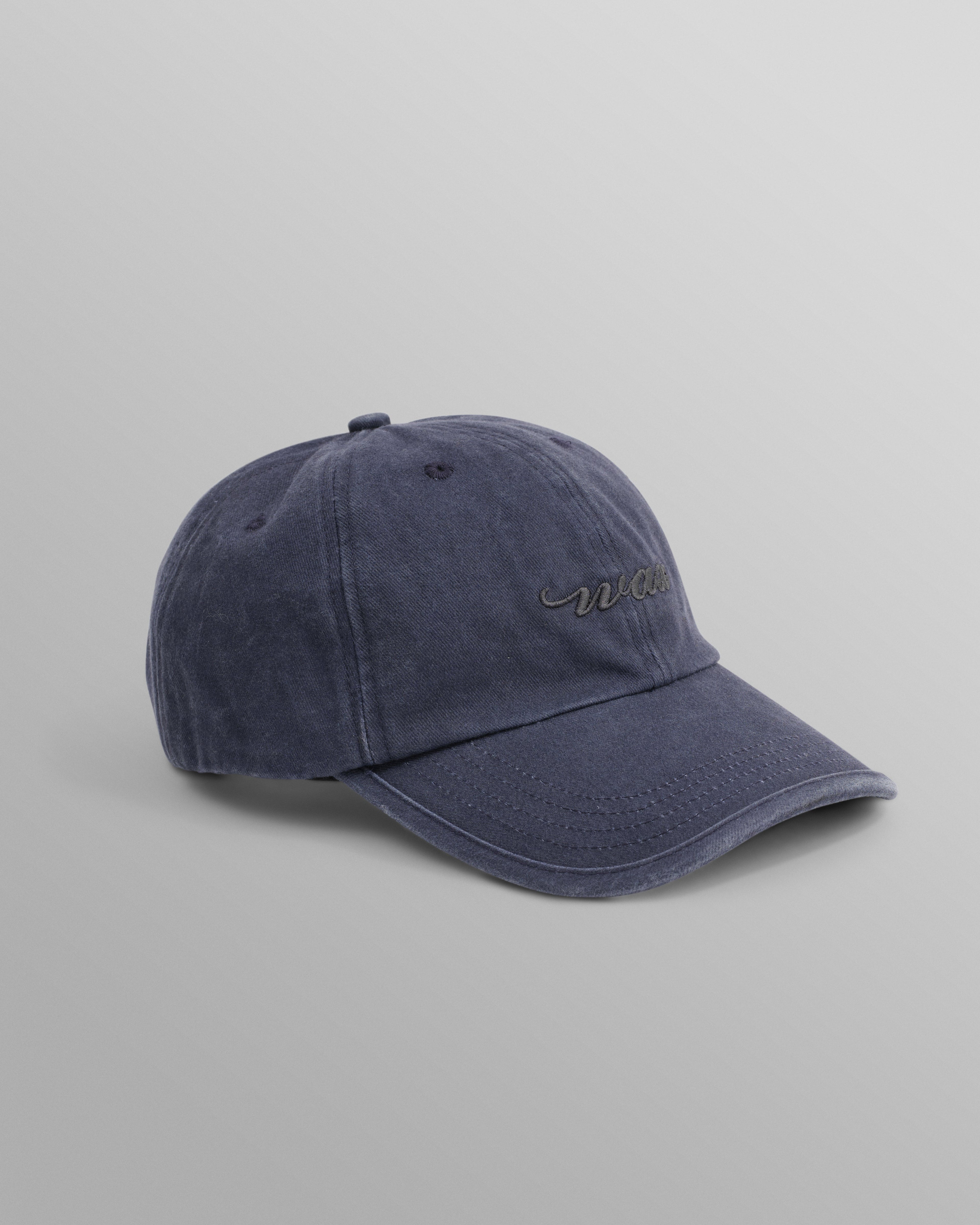 Spencer - Washed Navy Cotton Sports Cap