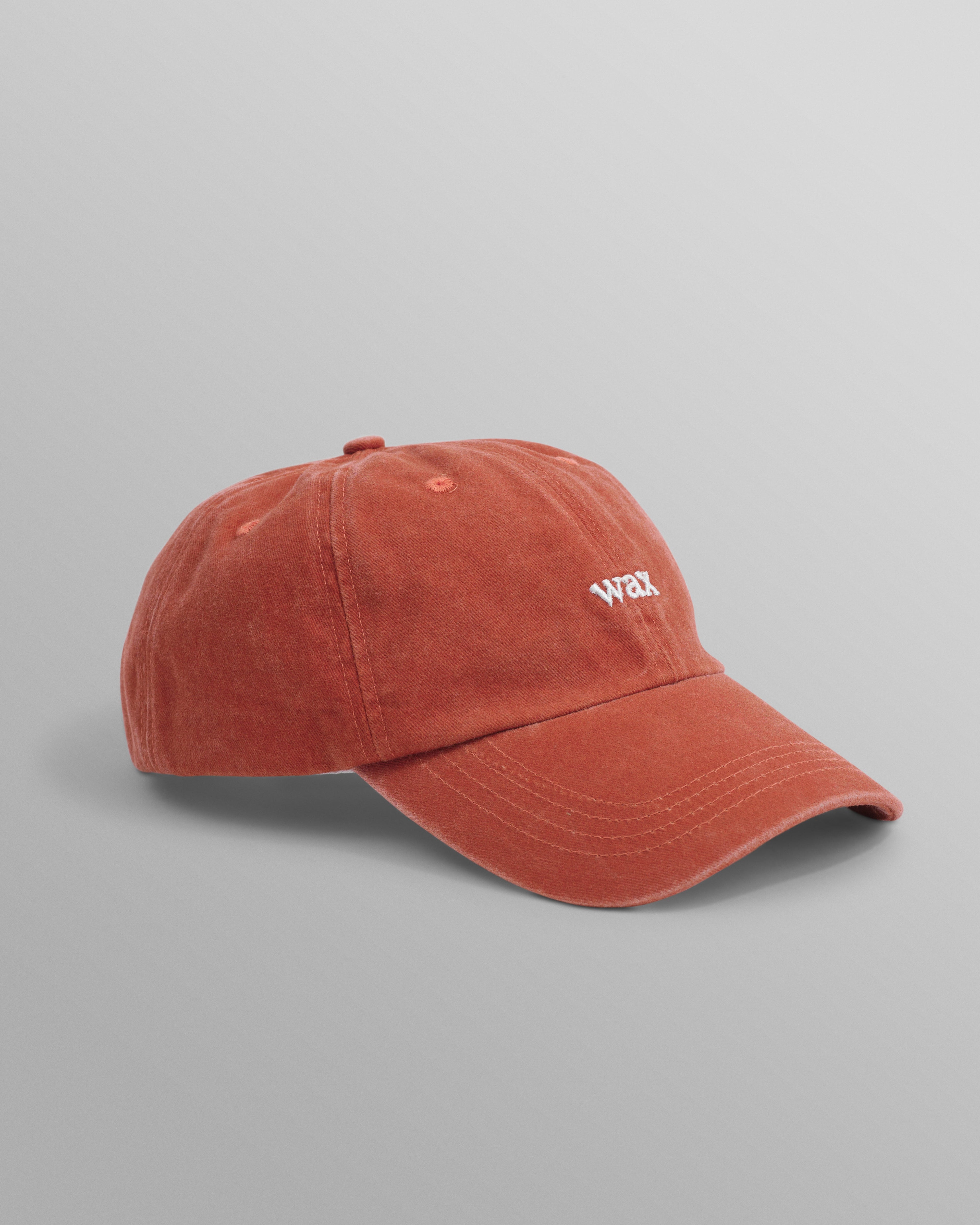 Spencer - Washed Red Cotton Sports Cap