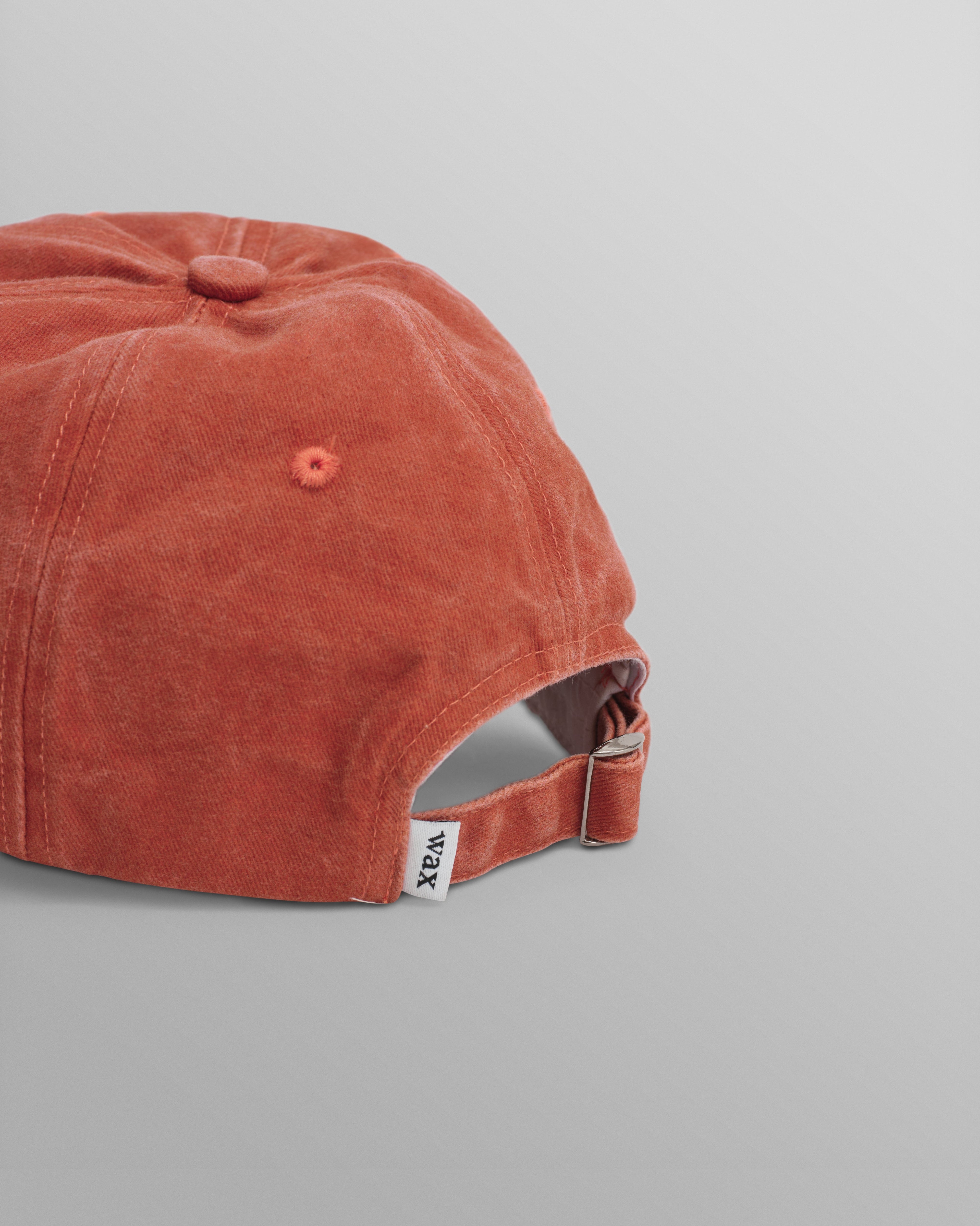 Spencer - Washed Red Cotton Sports Cap