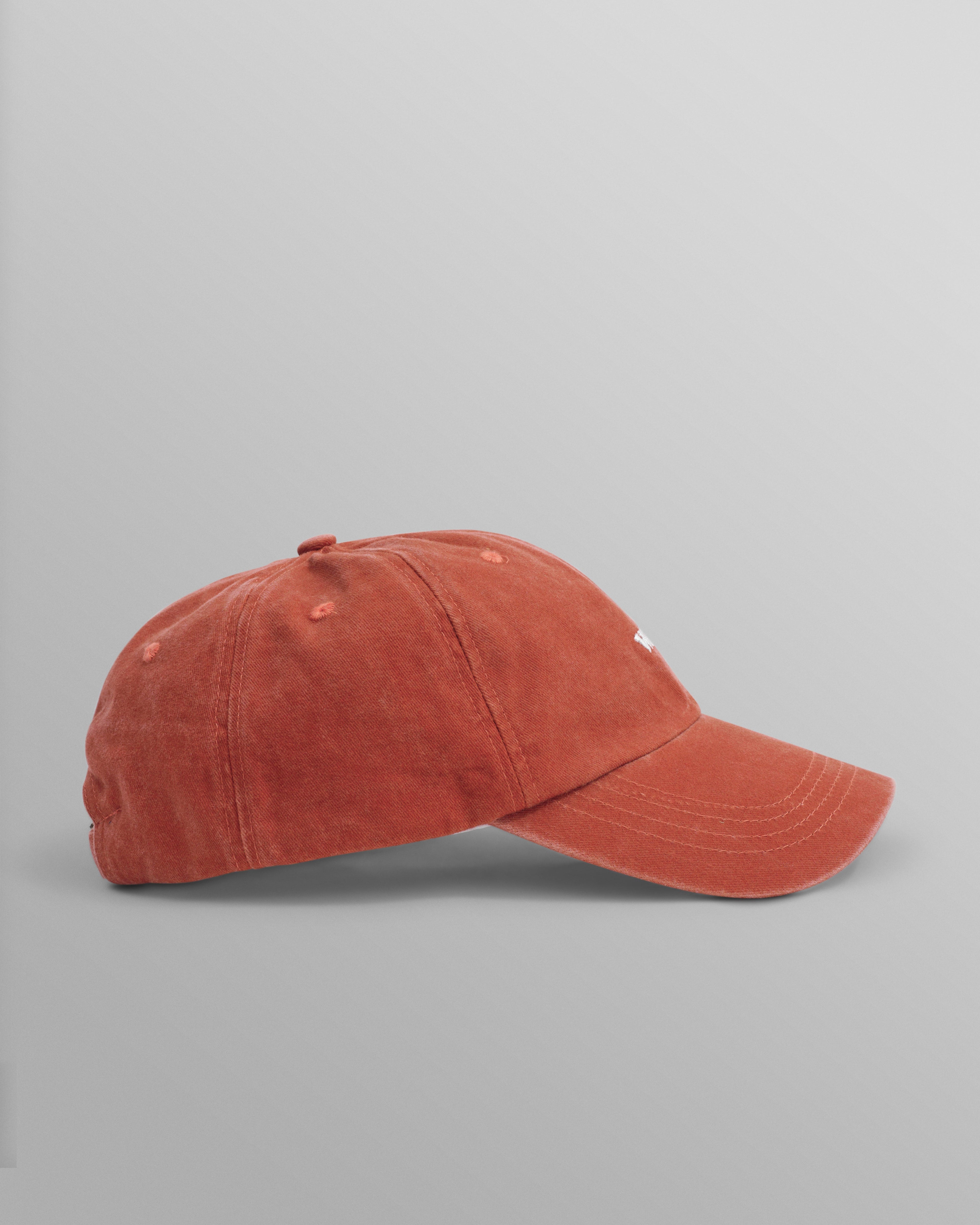 Spencer - Washed Red Cotton Sports Cap