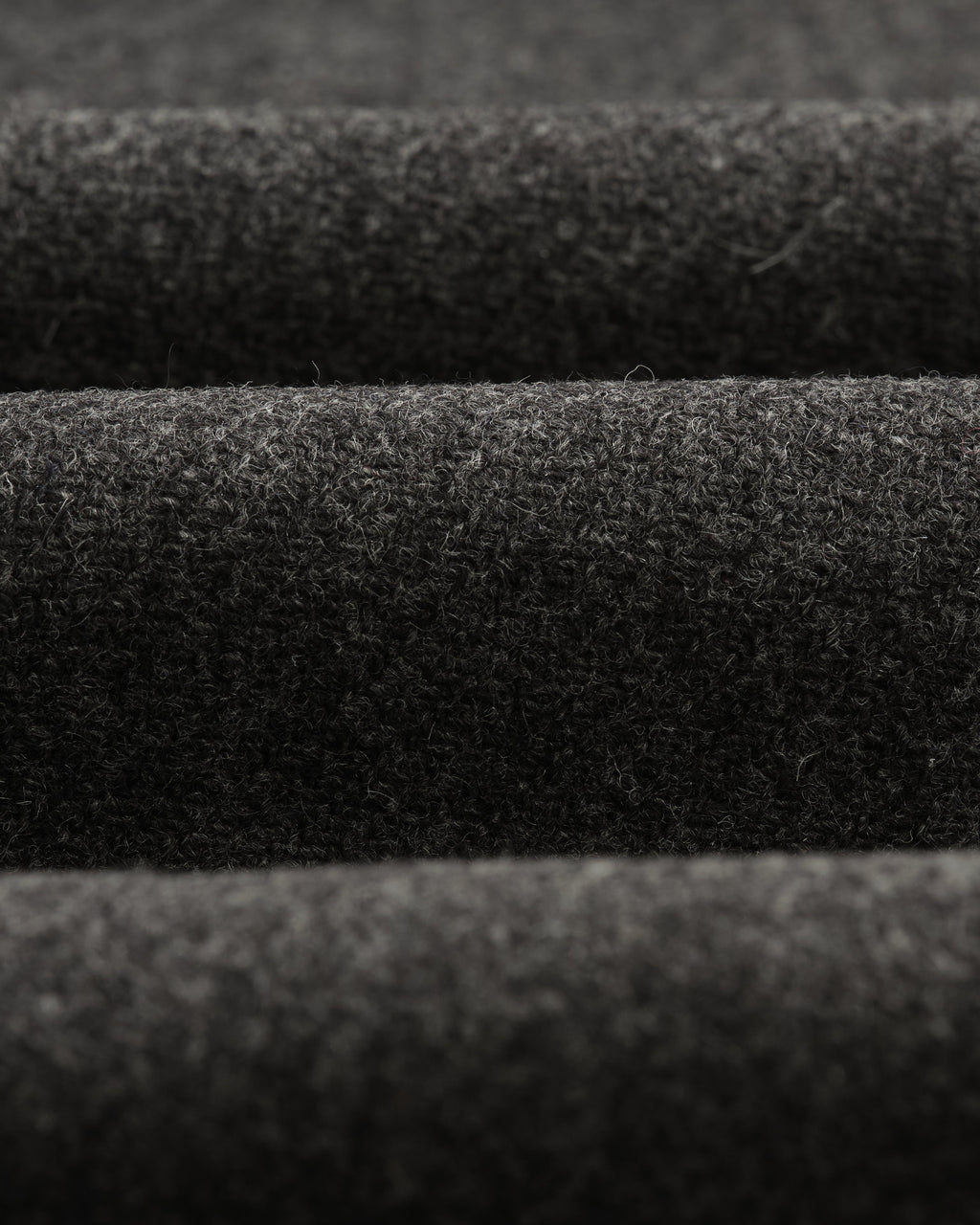 Stan - Charcoal Twill Wool Car Coat