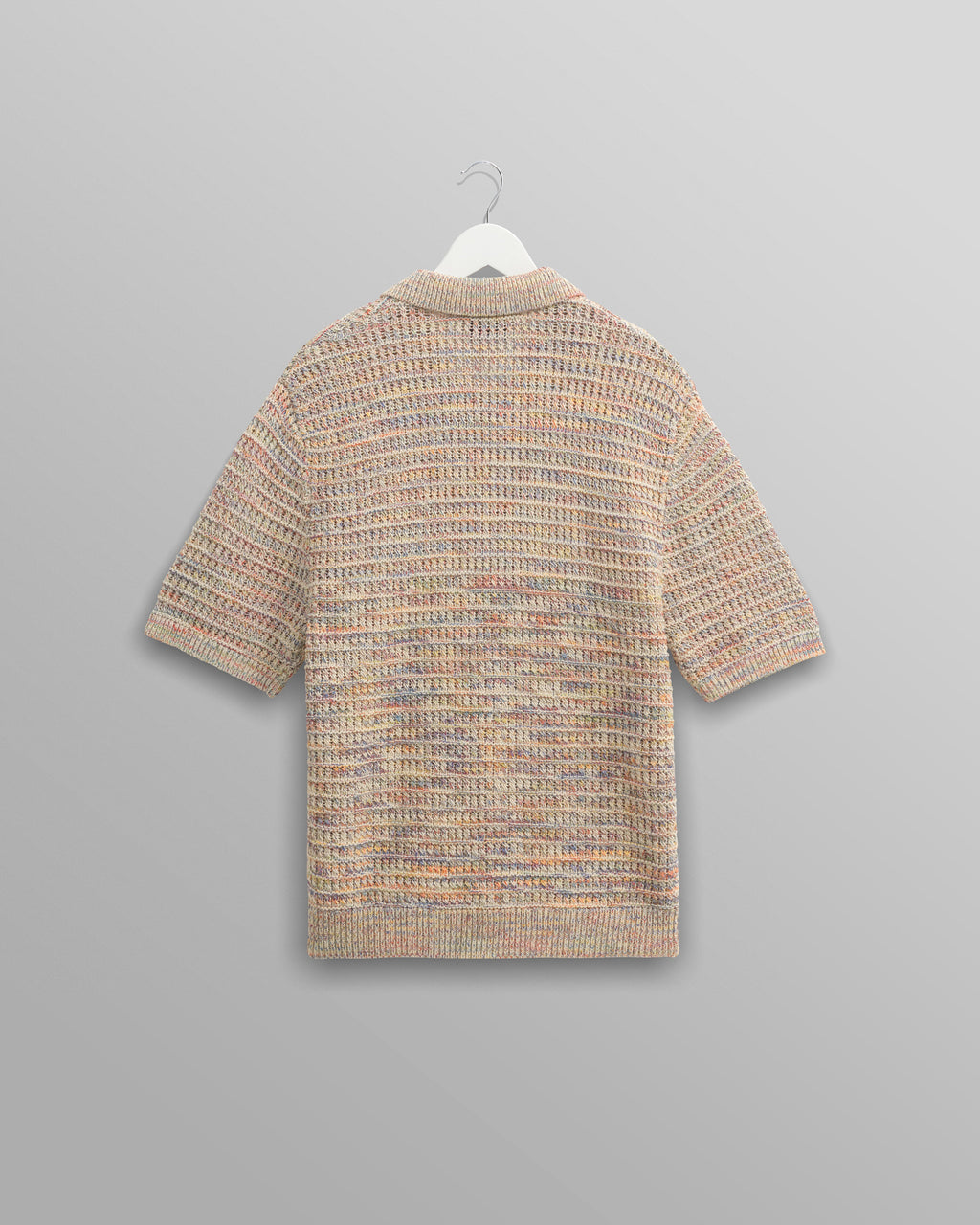 Tellaro - Multicolour Twist Knitted Cotton Polo Shirt