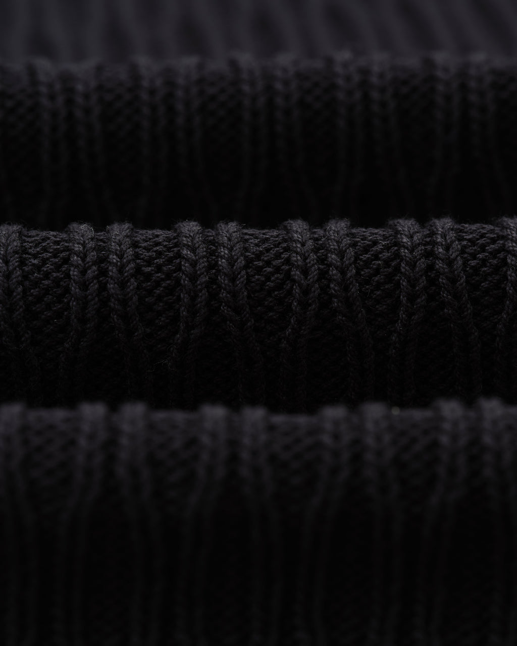 Tellaro - Navy Honeycomb Knitted Cotton Polo Shirt