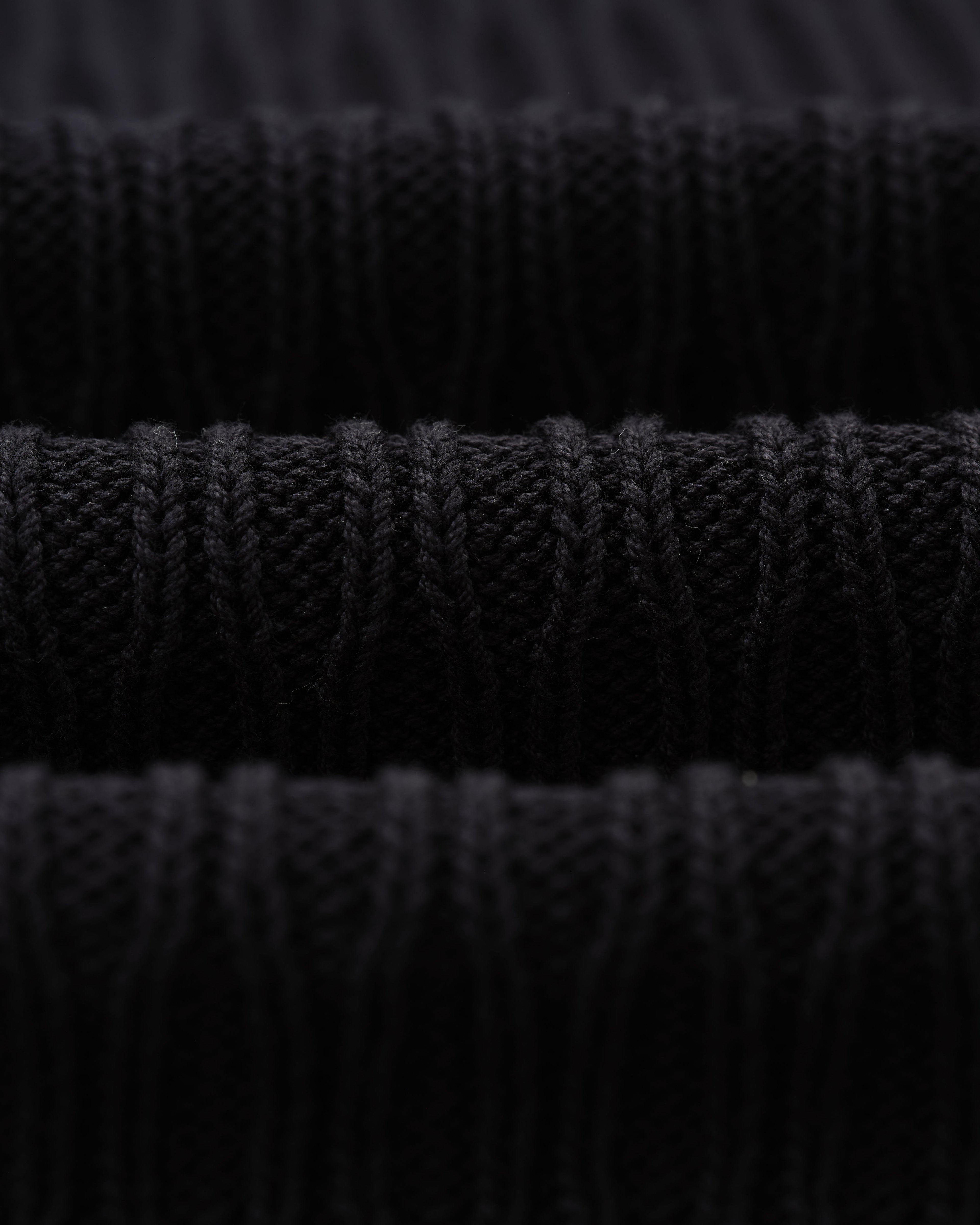 Tellaro - Navy Honeycomb Knitted Cotton Polo Shirt