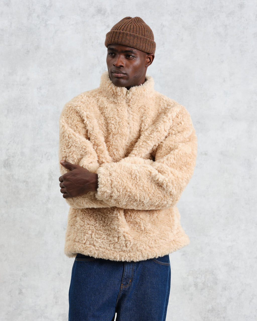 Trimms - Beige Borg Jacket