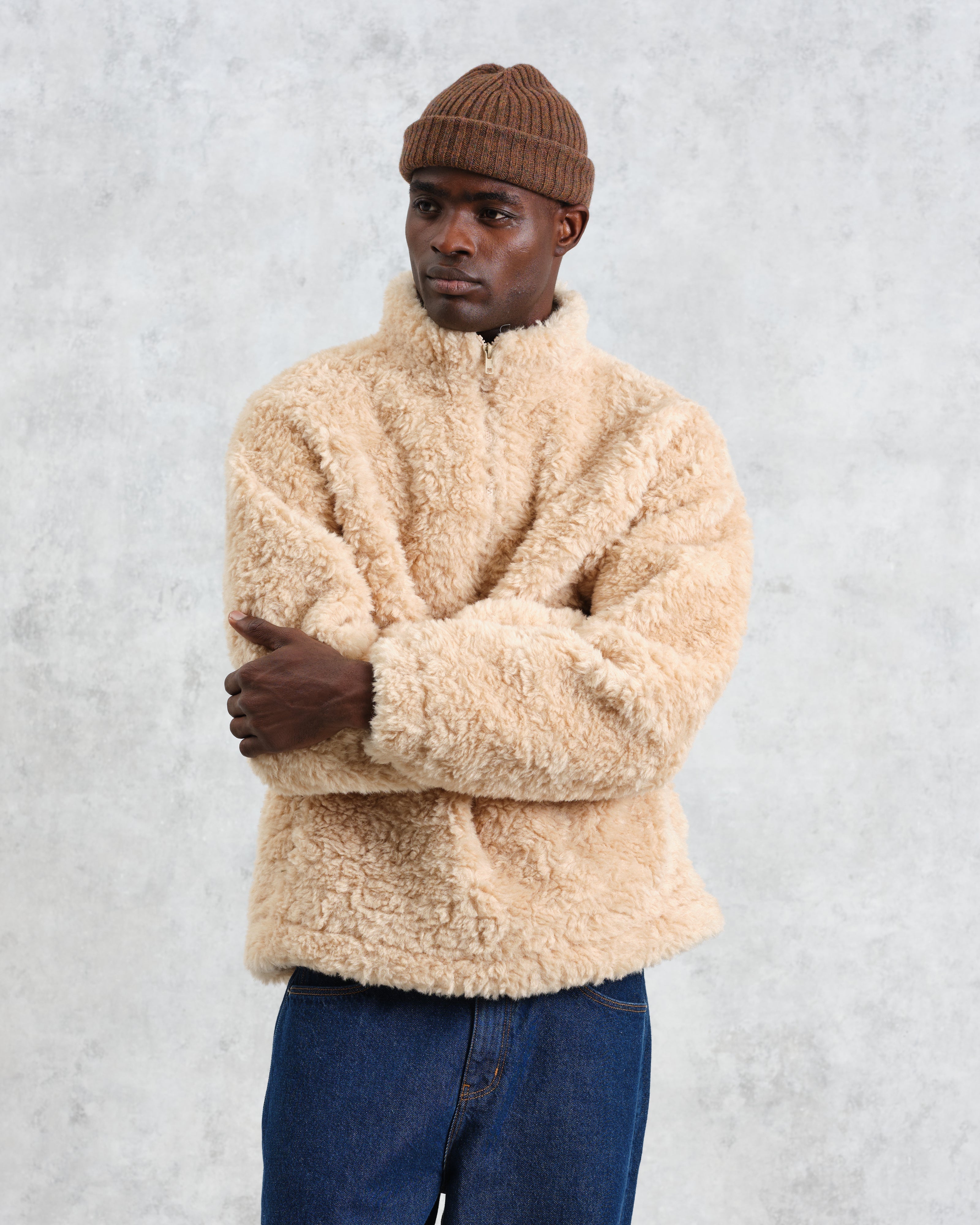 Trimms - Beige Borg Jacket