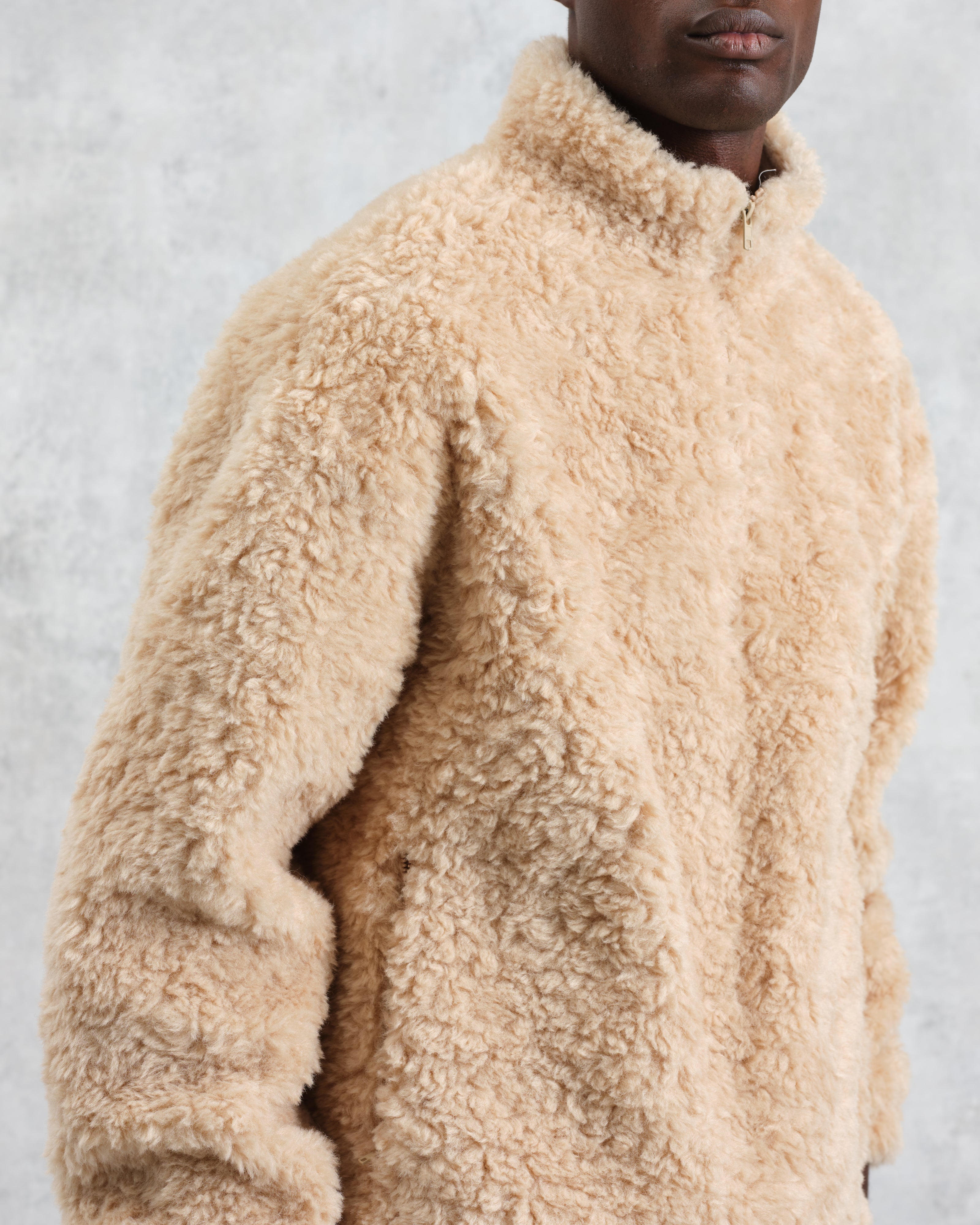 Trimms - Beige Borg Jacket