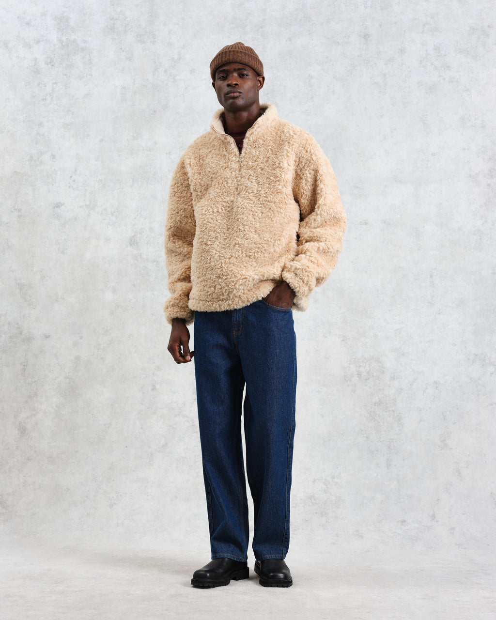Trimms - Beige Borg Jacket