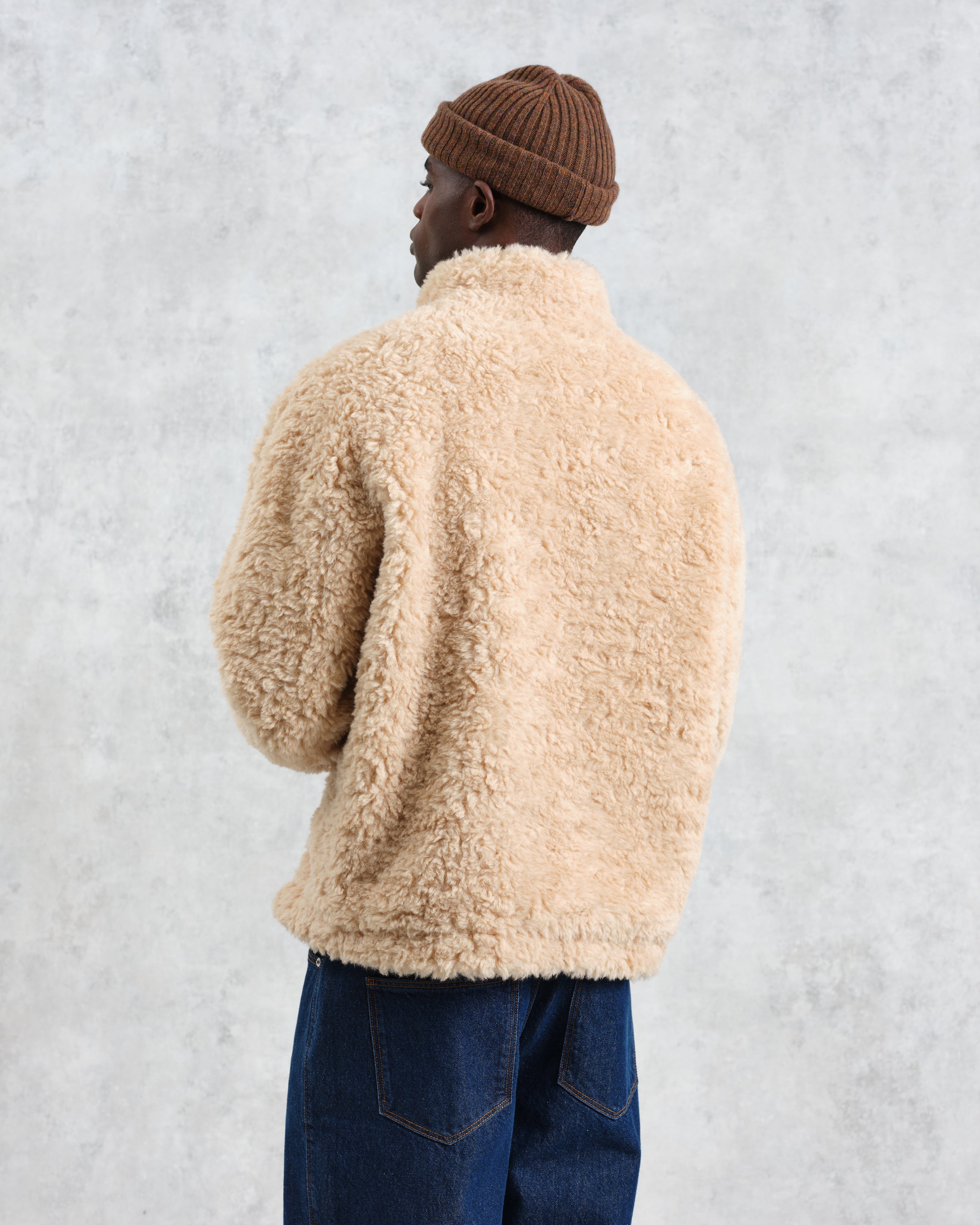 Trimms - Beige Borg Jacket