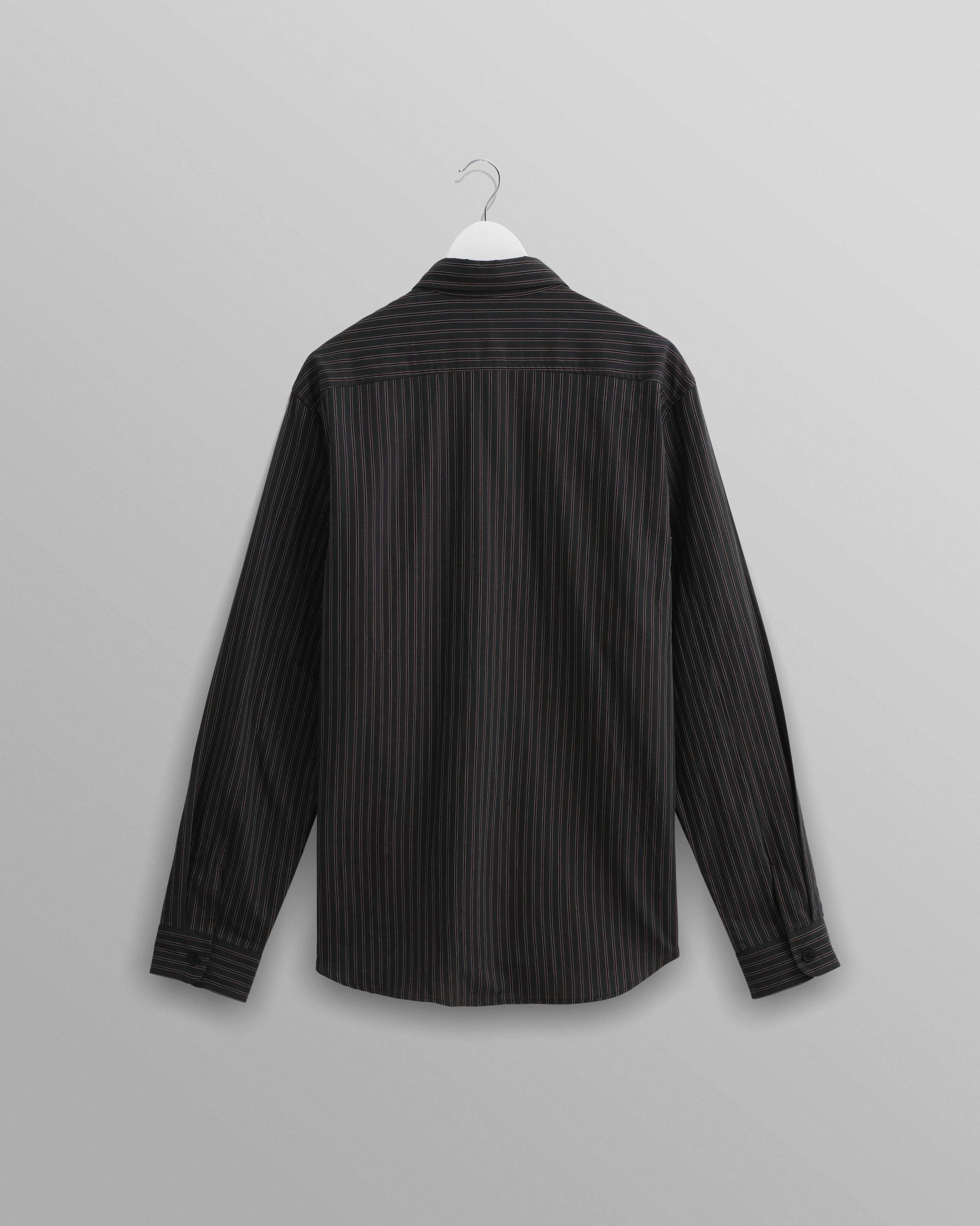 Trin - Green Striped Cotton Shirt