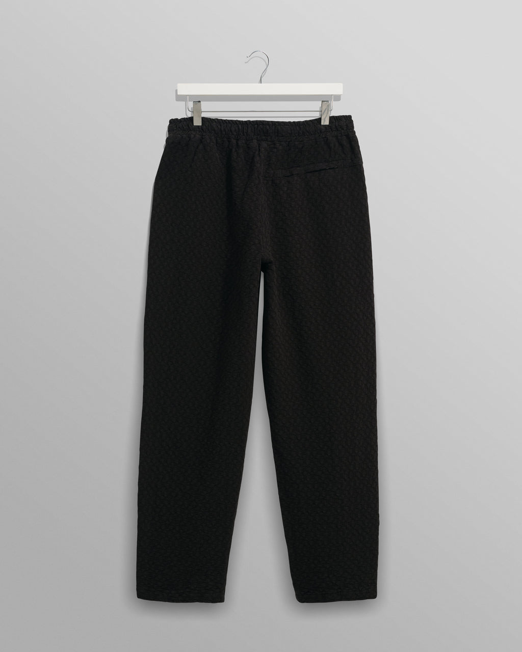 Tyne - Black Floral Diamond Cotton Trousers