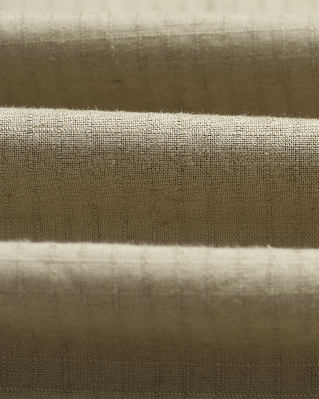 Tyne - Light Khaki Cotton-Linen Ripstop Trousers
