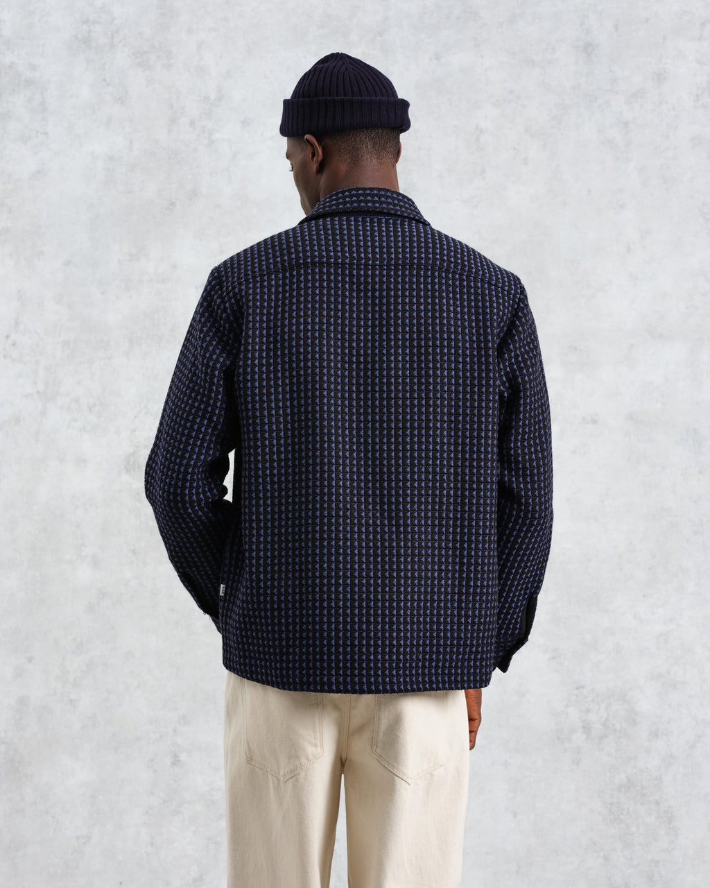 Whiting - Black And Blue Frome Overshirt
