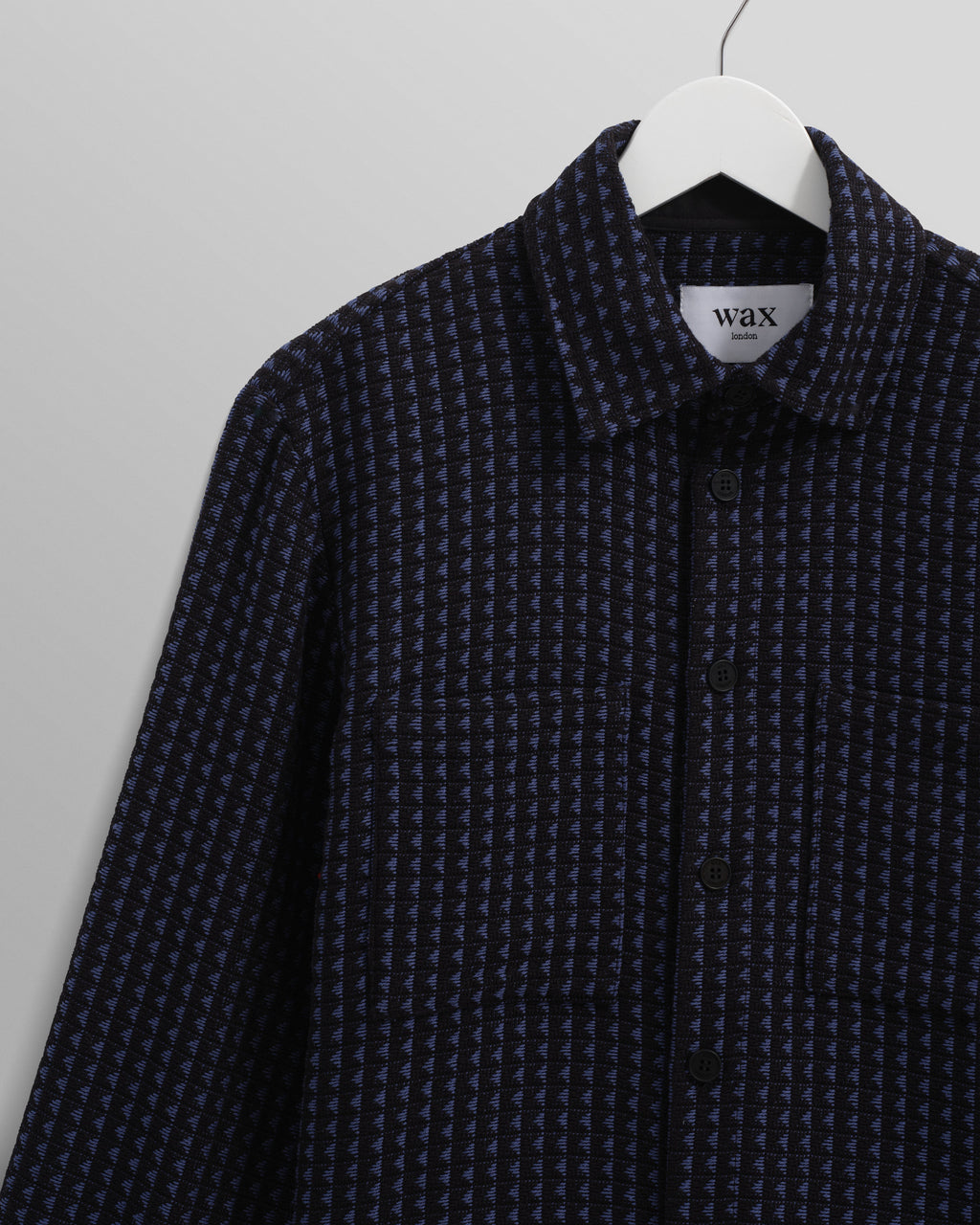 Whiting - Black And Blue Frome Overshirt