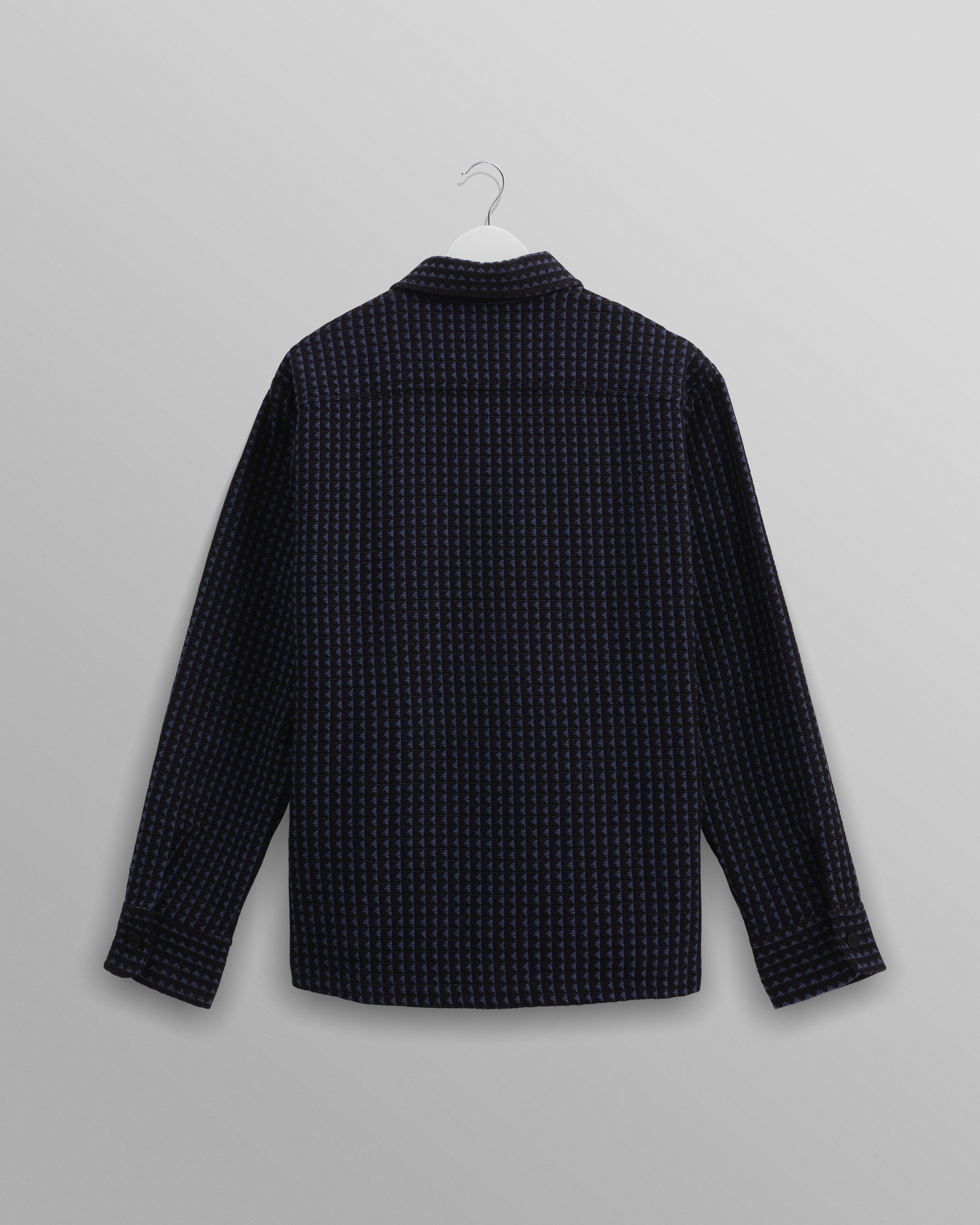 Whiting - Black And Blue Frome Overshirt