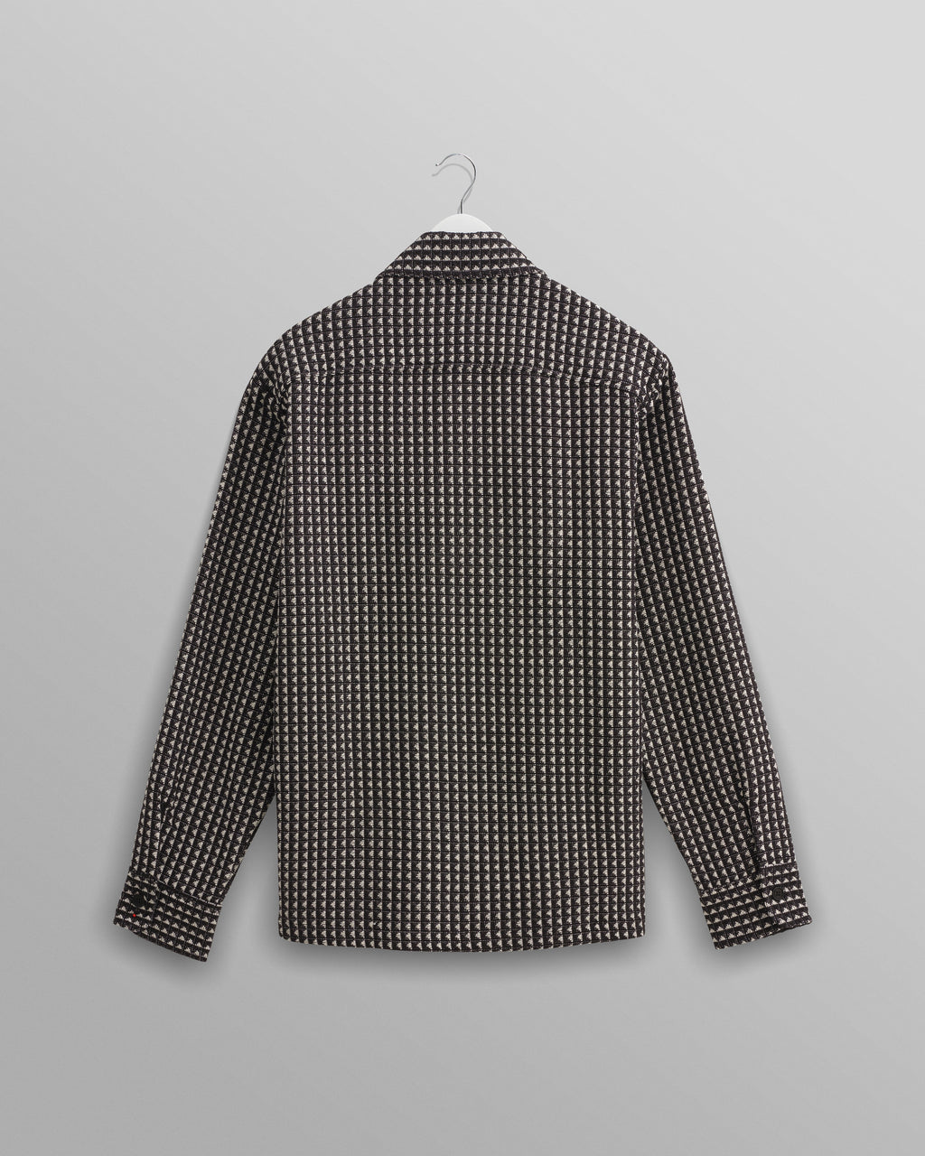 Whiting - Black And Ecru Frome Overshirt