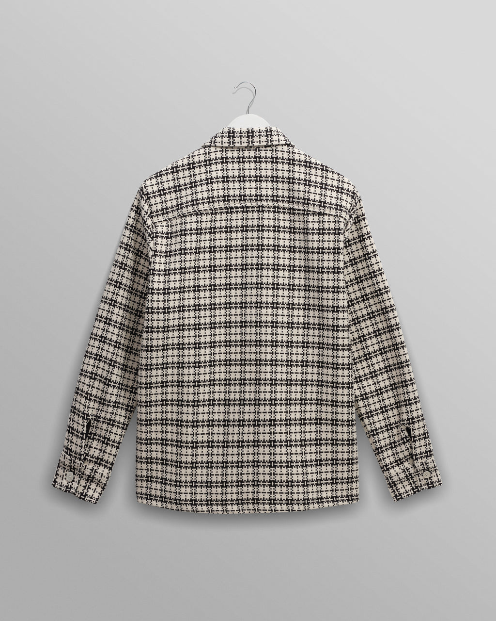 Whiting - Black And Ecru Yard Check Overshirt
