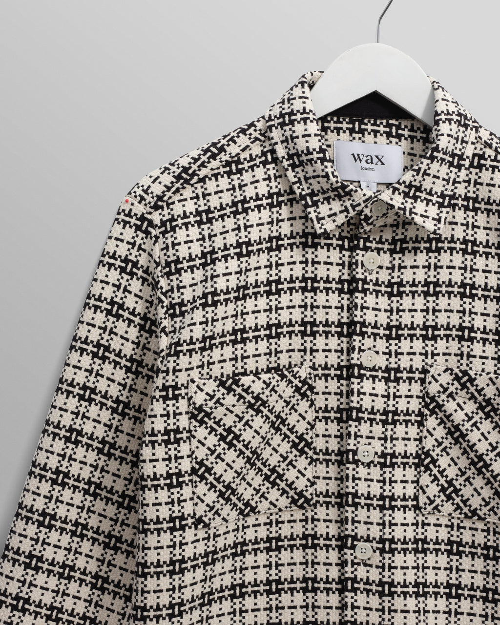 Whiting - Black And Ecru Yard Check Overshirt