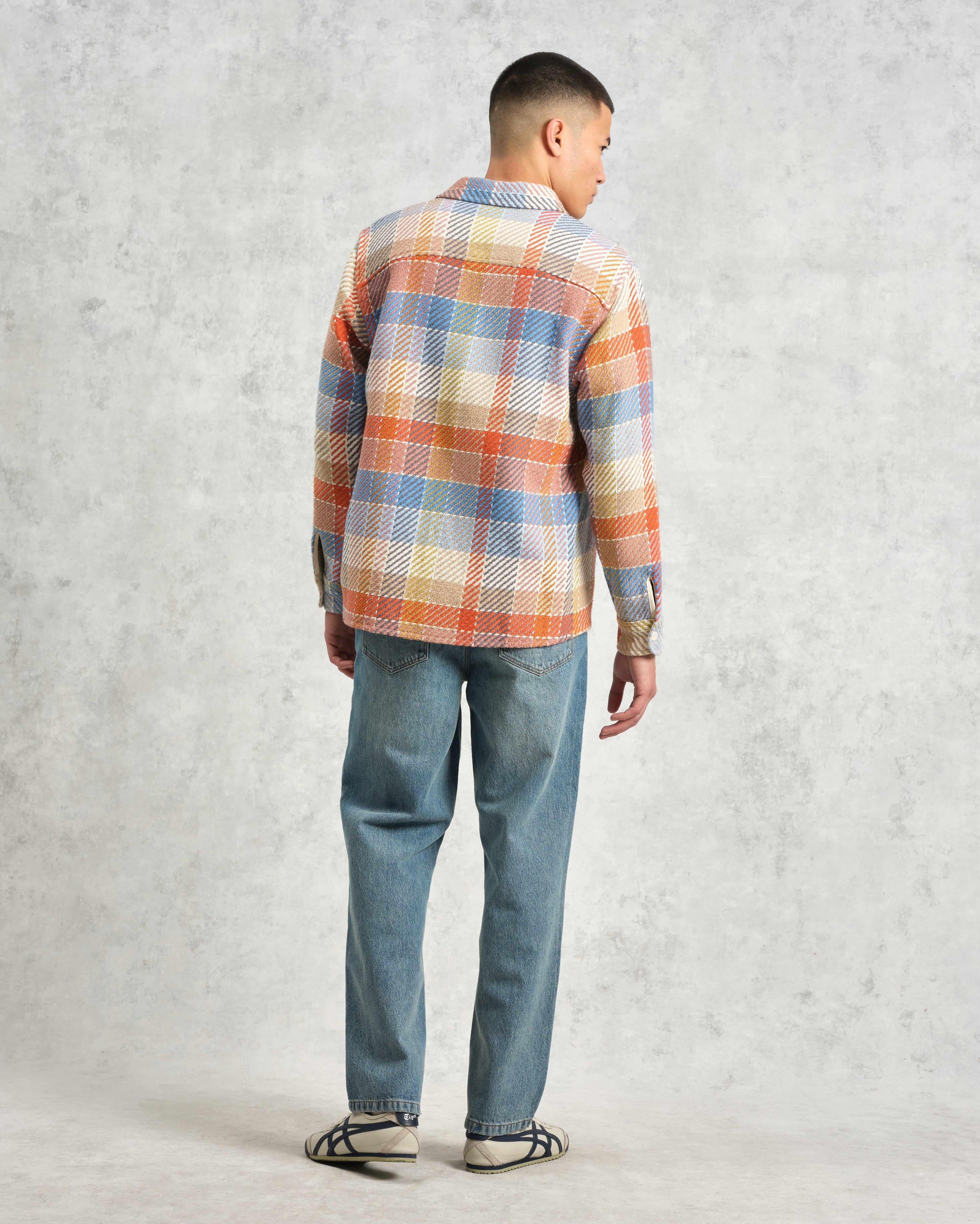 Whiting - Blue And Orange Pike Check Overshirt
