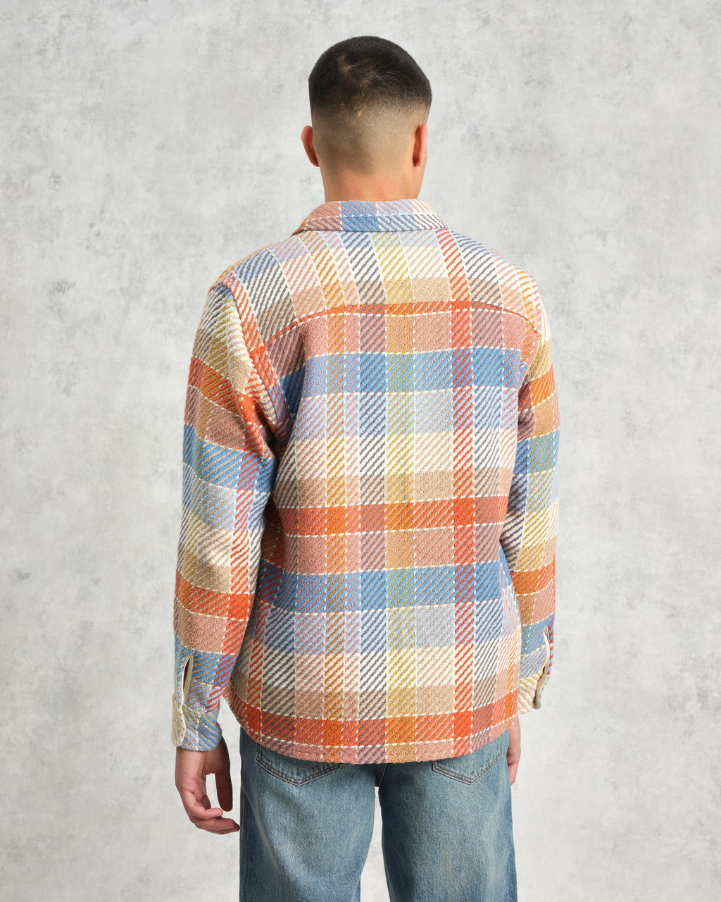 Whiting - Blue And Orange Pike Check Overshirt