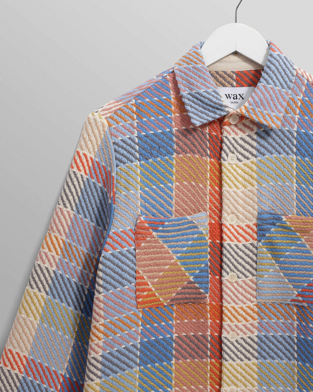 Whiting - Blue And Orange Pike Check Overshirt