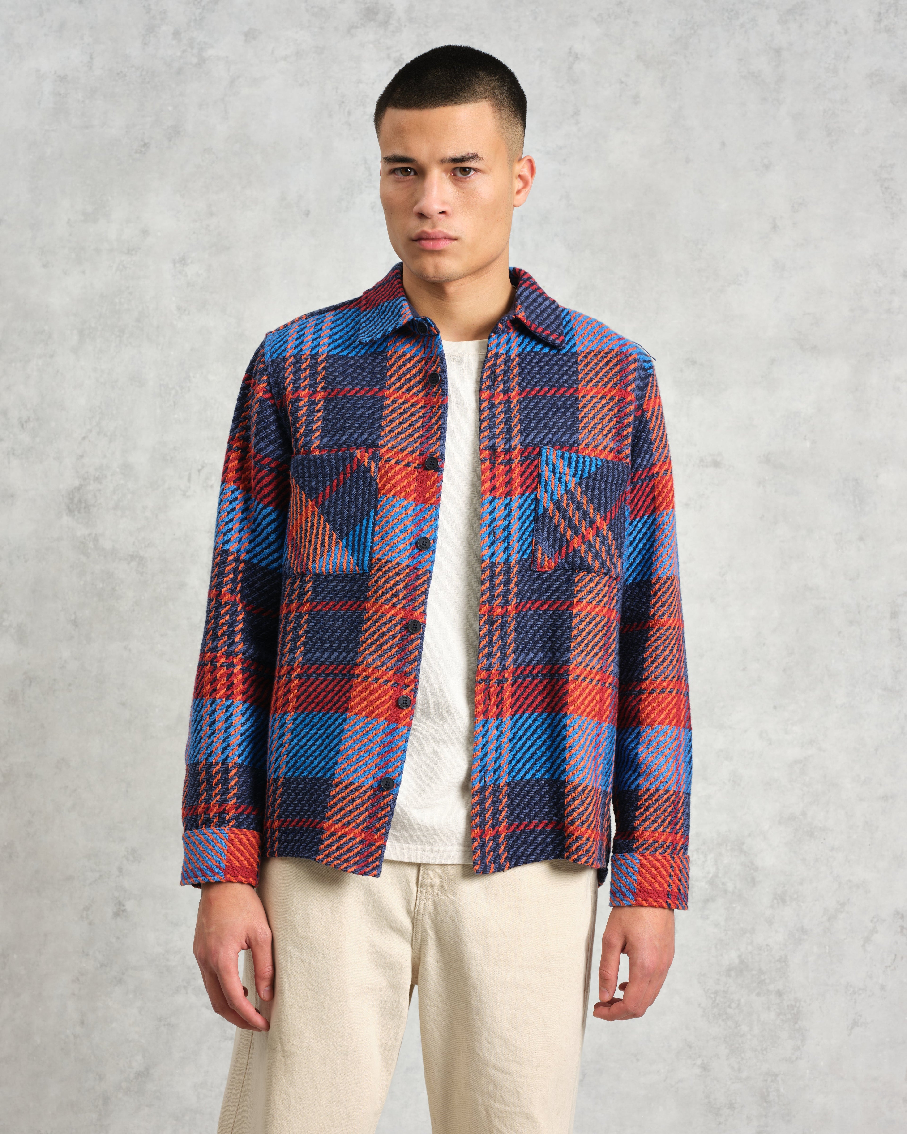 Whiting - Blue And Red Lake Check Overshirt