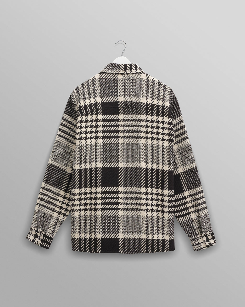 Whiting - Ecru And Black Lake Check Overshirt