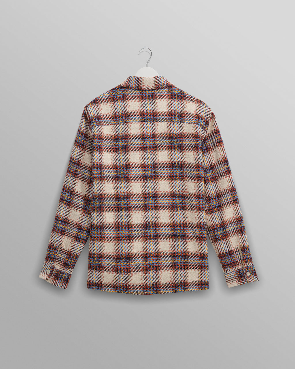 Whiting - Ecru And Multicolour Hutton Check Overshirt