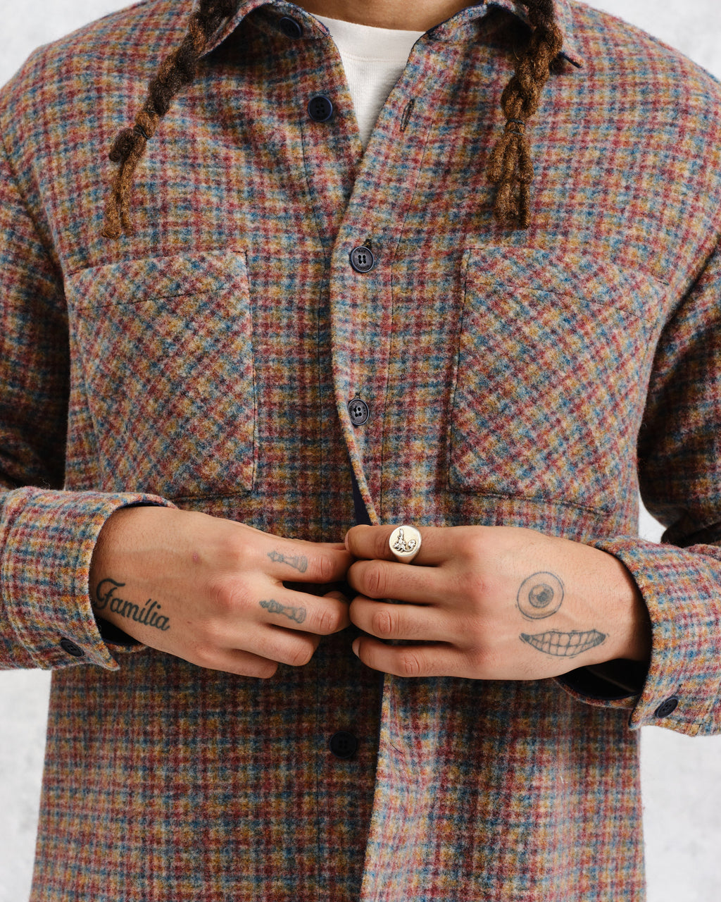 Whiting - Multicolour Mini Check Overshirt