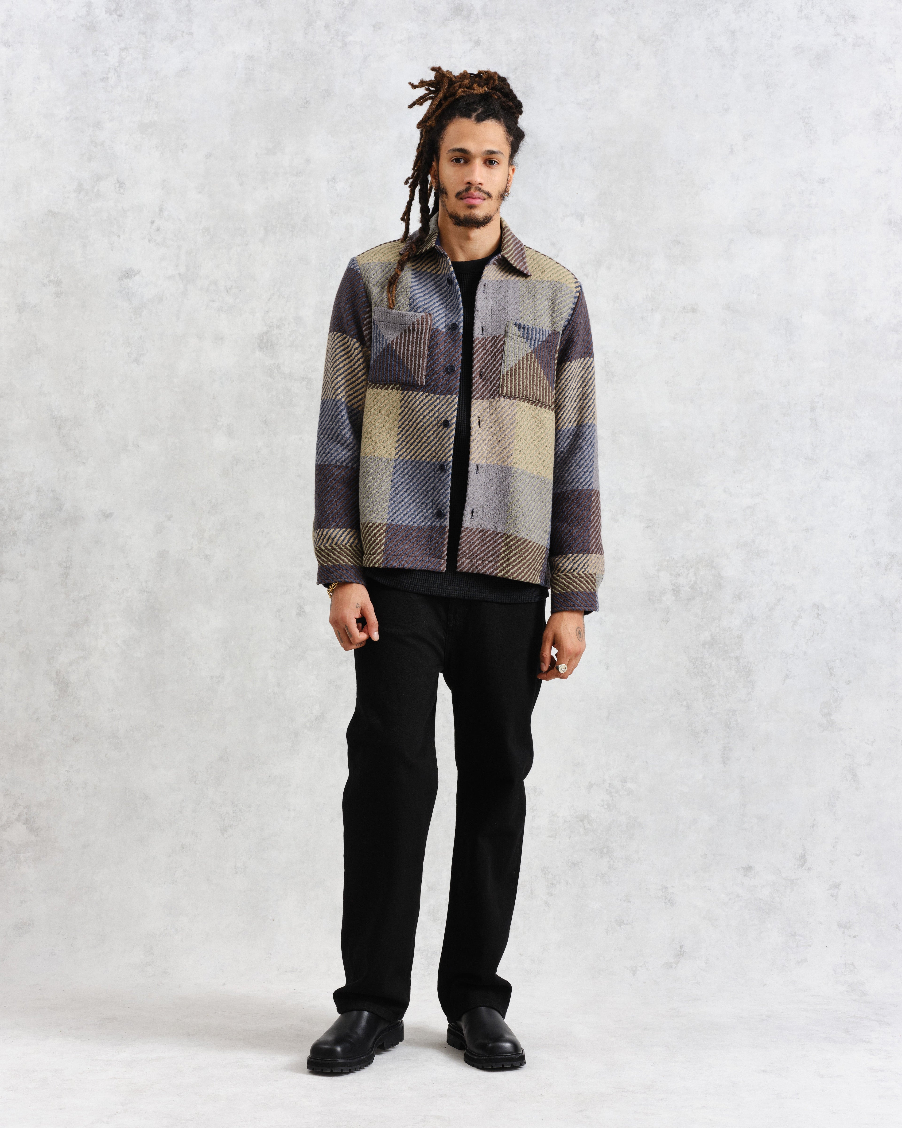 Whiting - Multicolour Square Check Overshirt