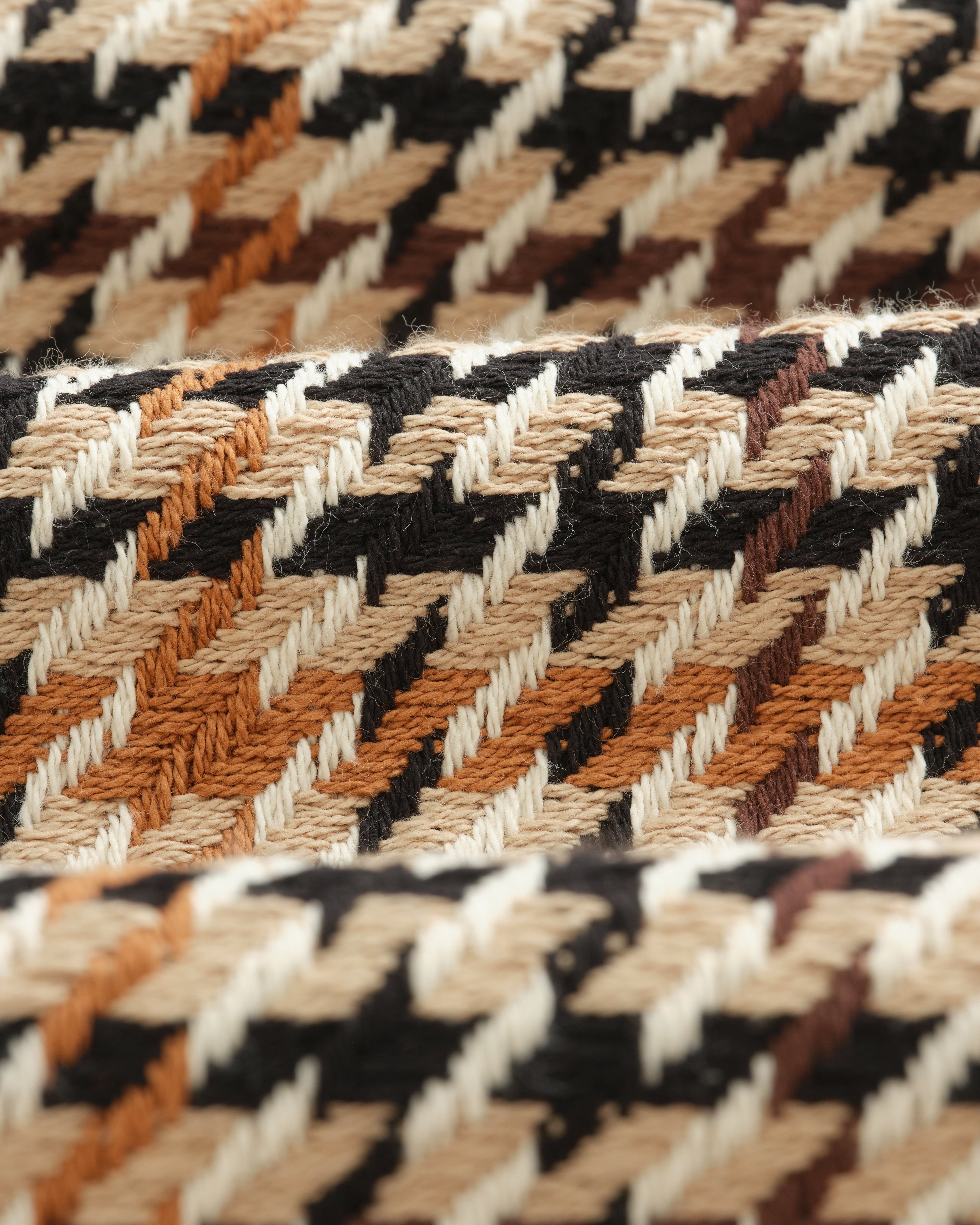 Whiting - Natural Houndstooth-Weave Overshirt